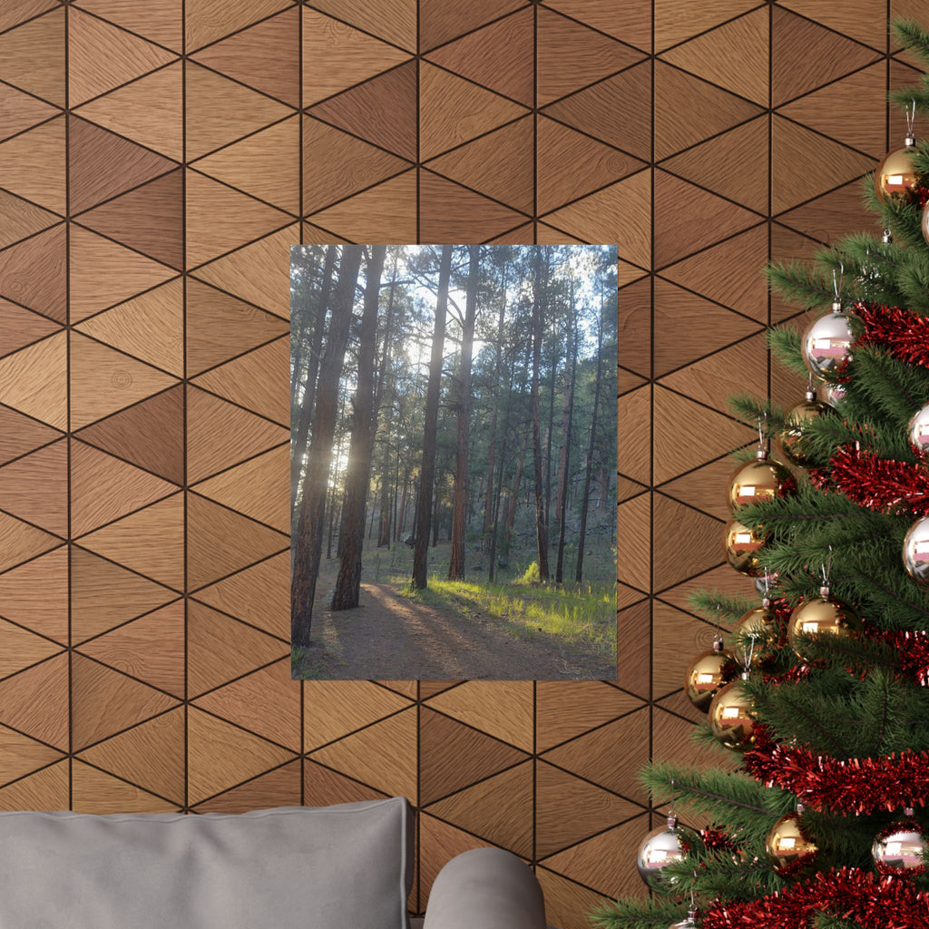 Serene Nature Matte Vertical Posters, Forest Wall Art, Home Decor, Gift Idea, Nature Lover's Decor, Inspirational Art Print