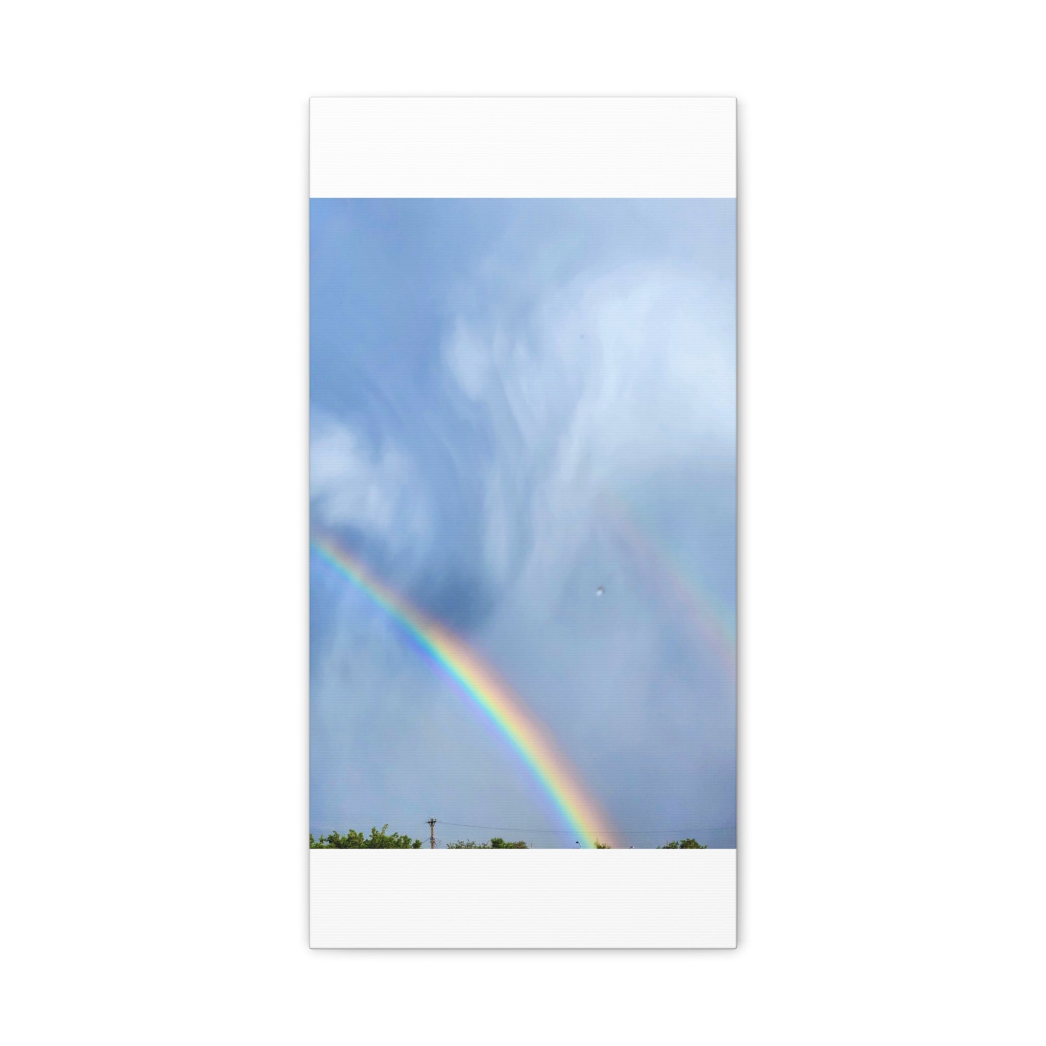 Rainbow Canvas Print, Colorful Wall Art, Home Decor, Nature Inspired Art, Gift for Her, Living Room Decoration