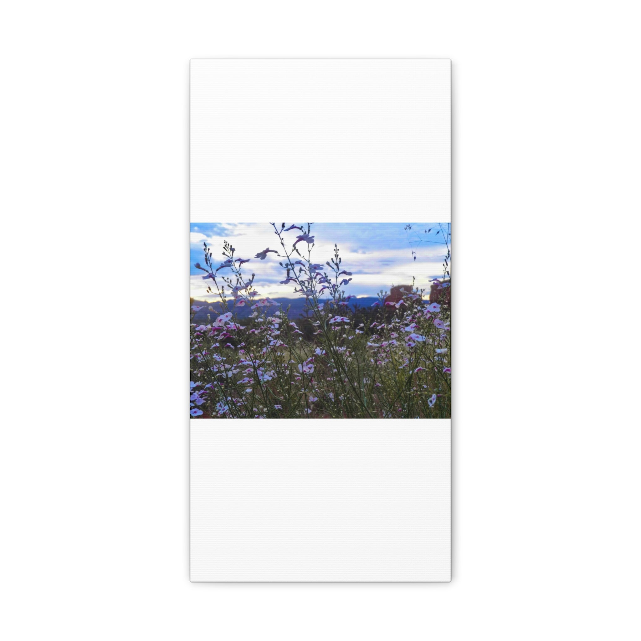 Floral Wall Art Canvas, Nature-Inspired Home Decor, Flower Print, Rustic Living Room, Gift for Gardeners, Boho Wall Art