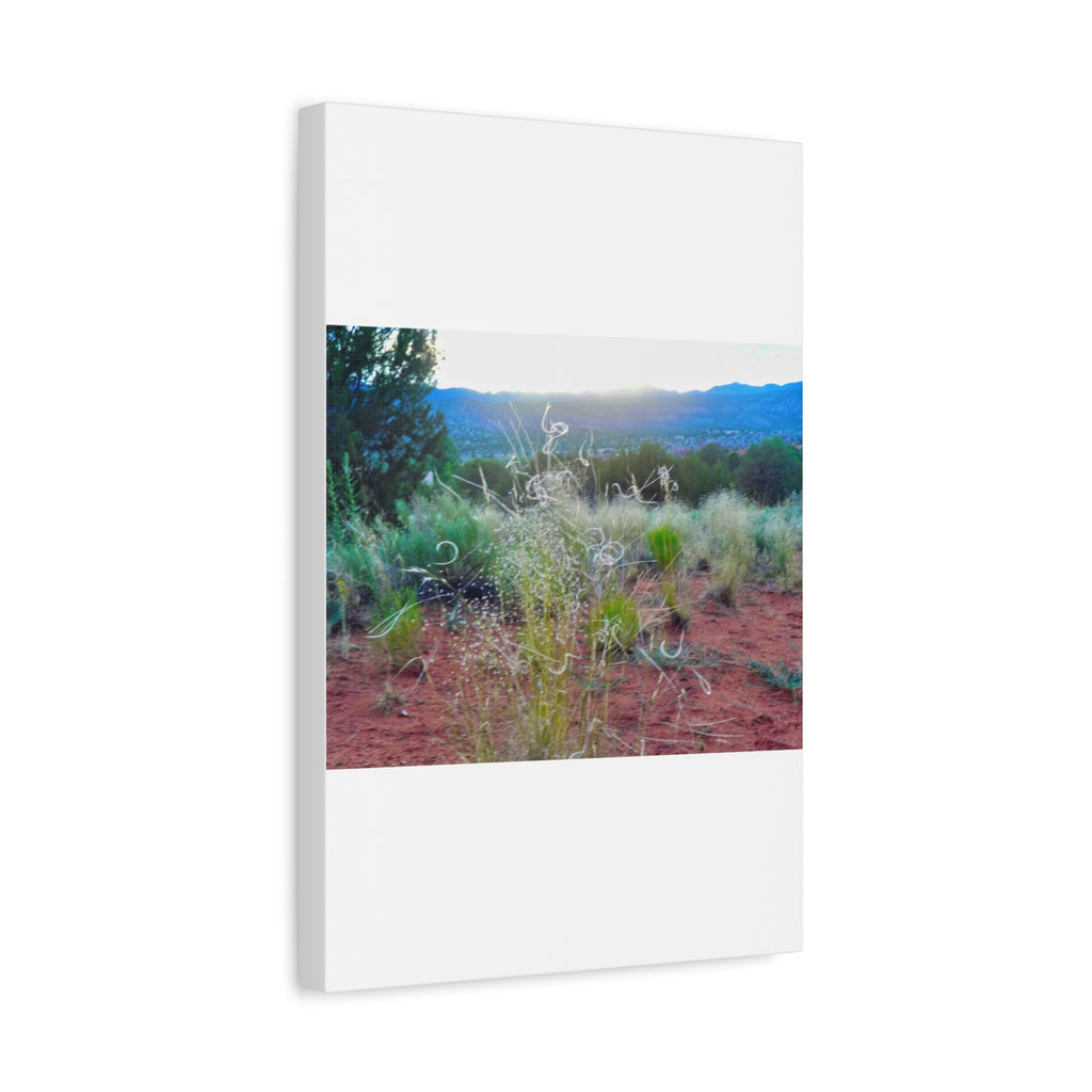 Serene Desert Landscape Canvas Print, Nature Wall Art, Home Decor, Gift for Nature Lovers, Rustic Art for Living Room, Boho Decor