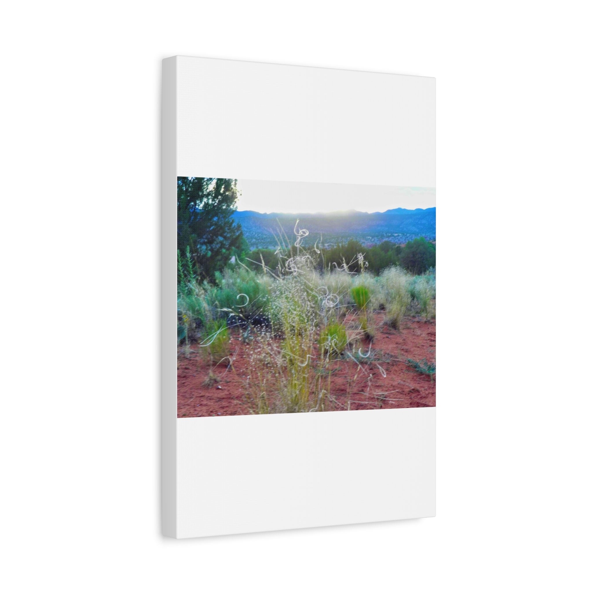 Serene Desert Landscape Canvas Print, Nature Wall Art, Home Decor, Gift for Nature Lovers, Rustic Art for Living Room, Boho Decor