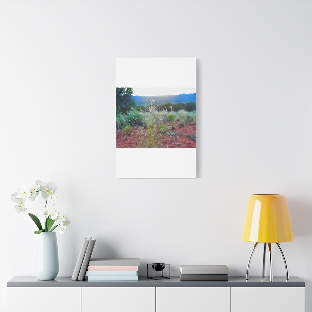 Serene Desert Landscape Canvas Print, Nature Wall Art, Home Decor, Gift for Nature Lovers, Rustic Art for Living Room, Boho Decor