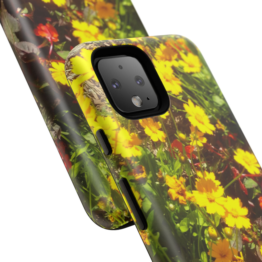 Floral Phone Case - Tough Cases with Vibrant Yellow Flowers, Protective Floral Cover, Spring Decor, Gift Idea for Nature Lovers, [...]