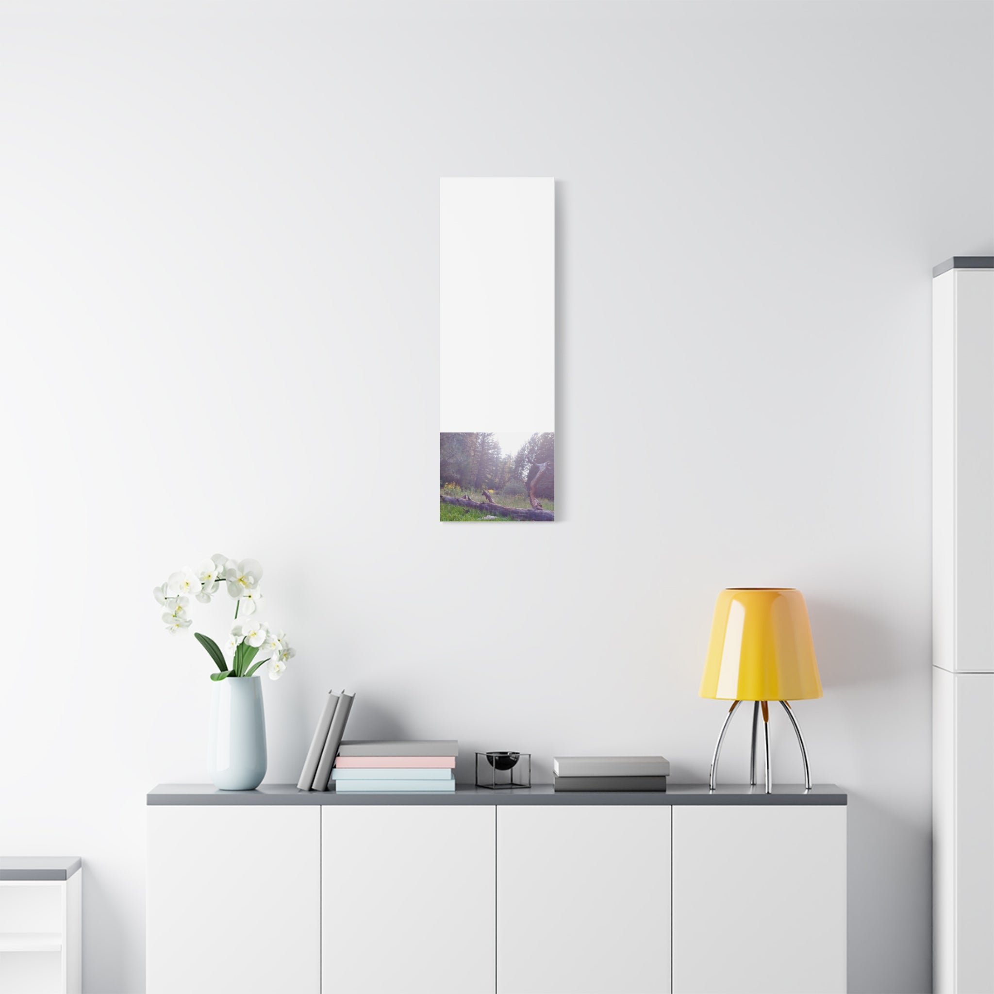 Matte Canvas Wall Art - Serene Nature Scene, Perfect for Home Decor, Gift for Nature Lovers, Office Wall Decoration, Rustic Art Print