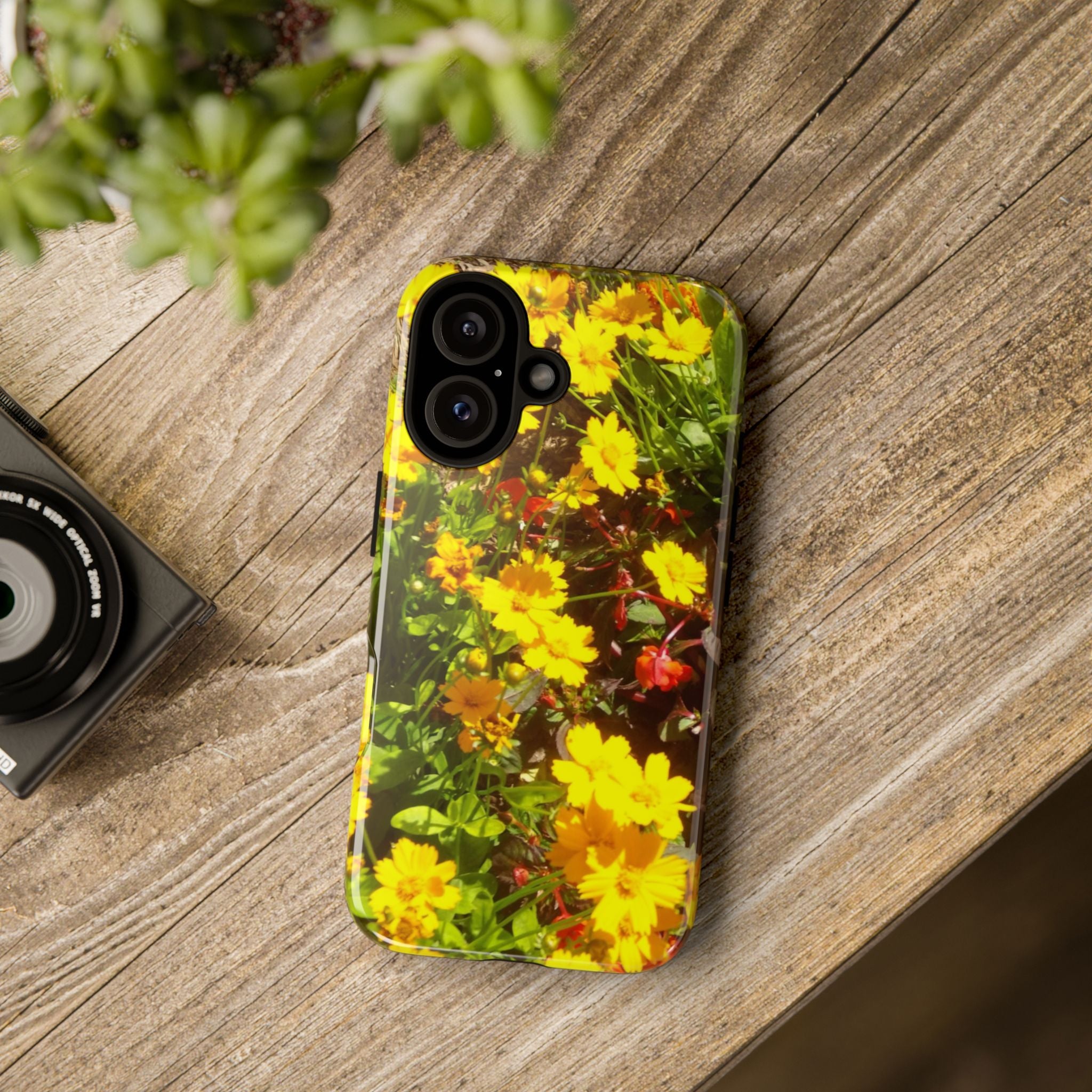 Floral Phone Case - Tough Cases with Vibrant Yellow Flowers, Protective Floral Cover, Spring Decor, Gift Idea for Nature Lovers, [...]
