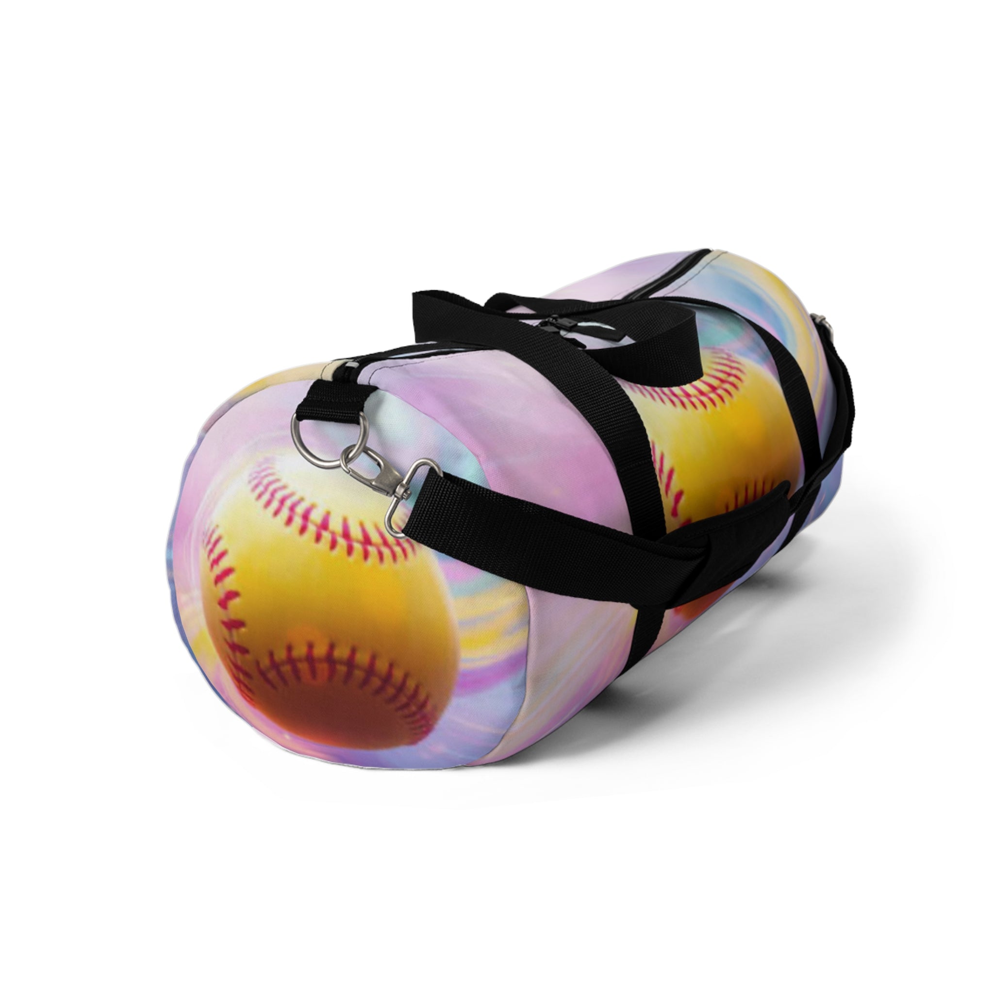 Softball Graphic Duffel Bag | Gym Tote, Sports Bag, Weekend Trip Luggage, Practice Gear Organizer