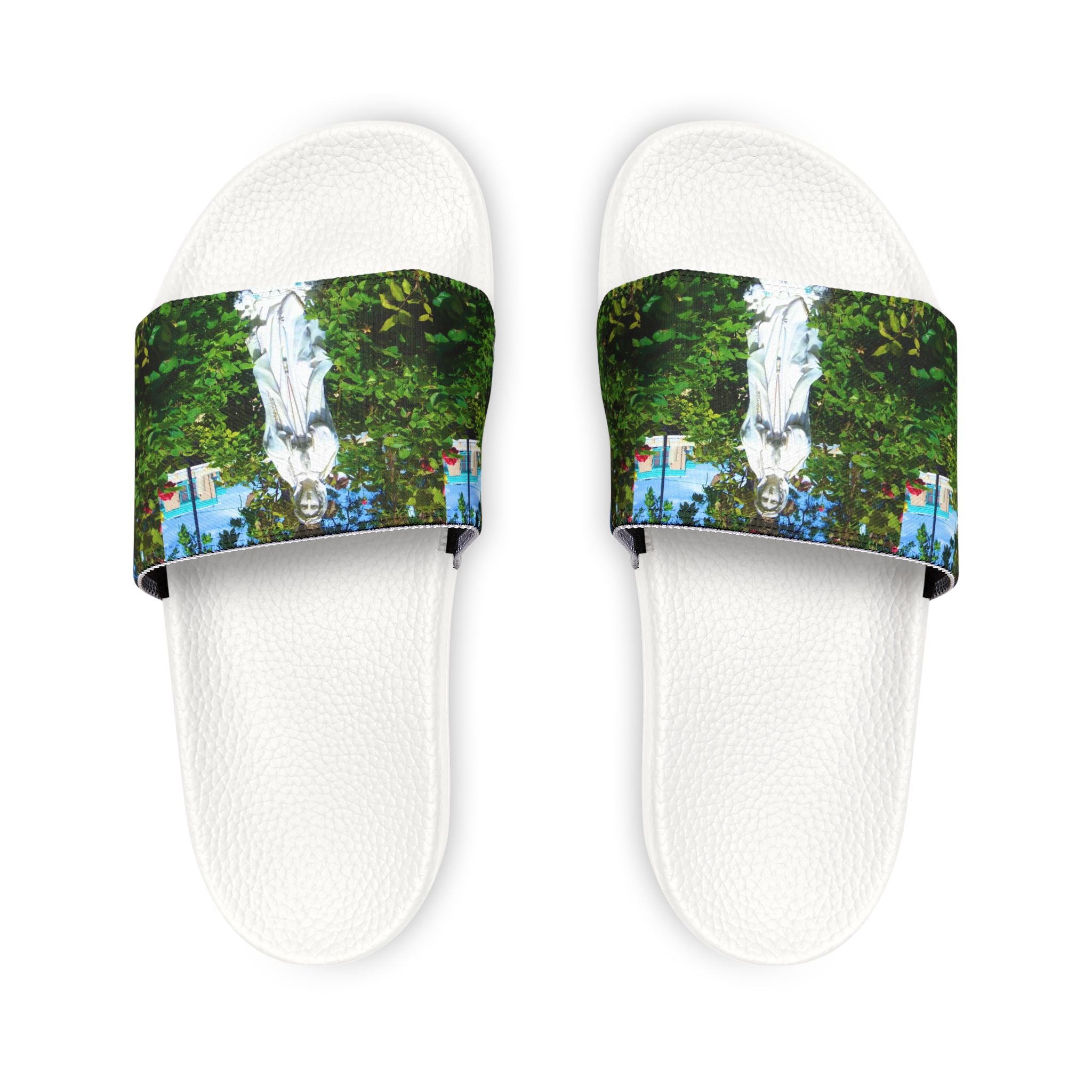 Men's Removable-Strap Sandals with Nature Design, Casual Summer Footwear, Outdoor Sandals, Vacation Slippers, Gift for Him