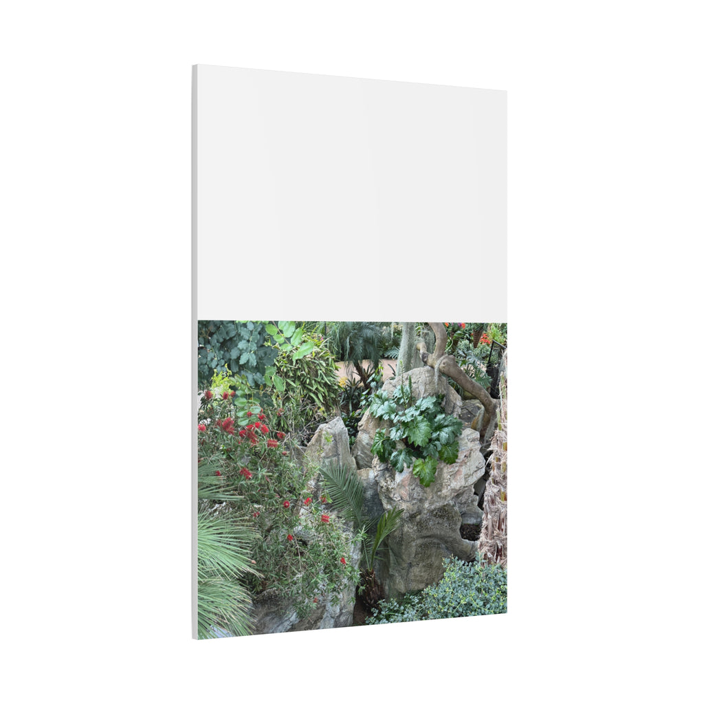 Garden Landscape Canvas Wall Art, Nature Decor, Home Decoration, Gift for Nature Lovers, Eco-Friendly Art, Botanical Wall Decor