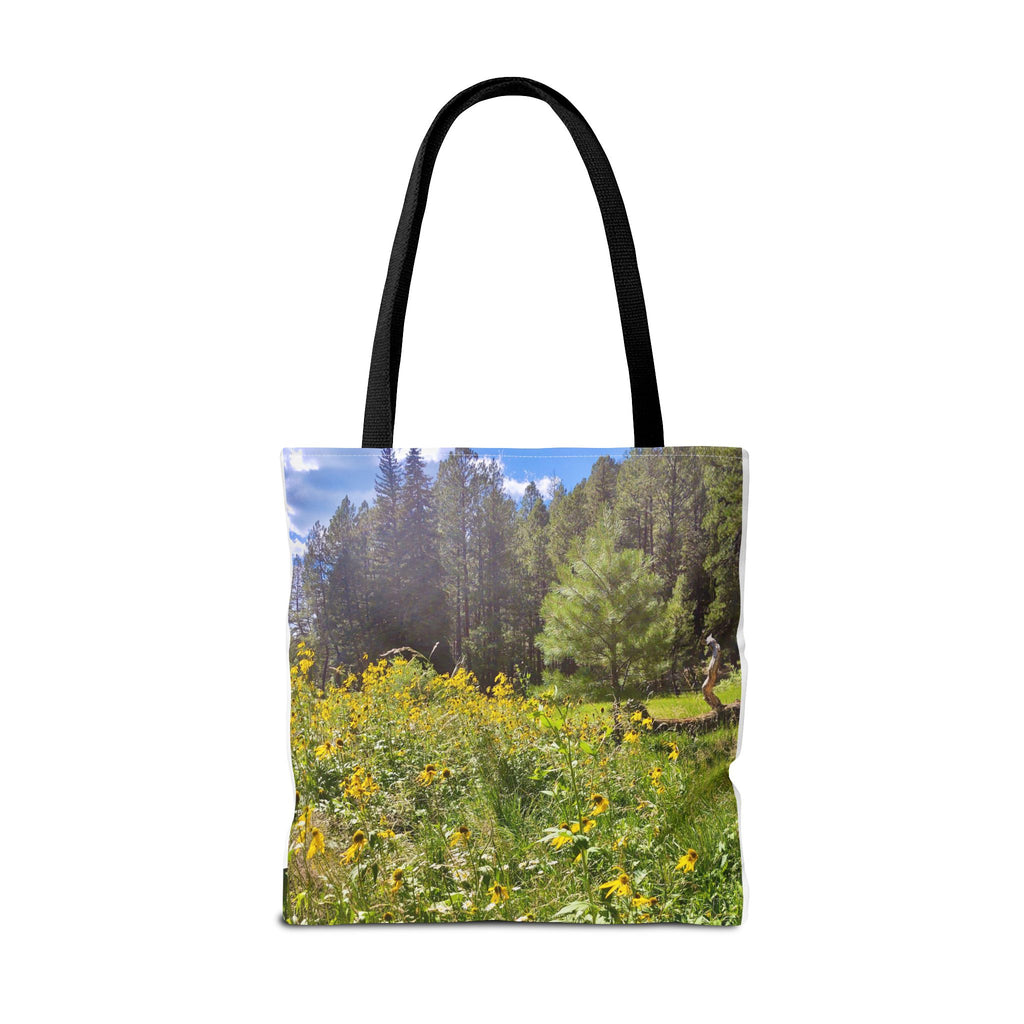 Nature-Inspired Tote Bag, Eco-Friendly Shopping Bag, Flower Print Purse, Gift for Nature Lovers, Summer Picnic Carrier