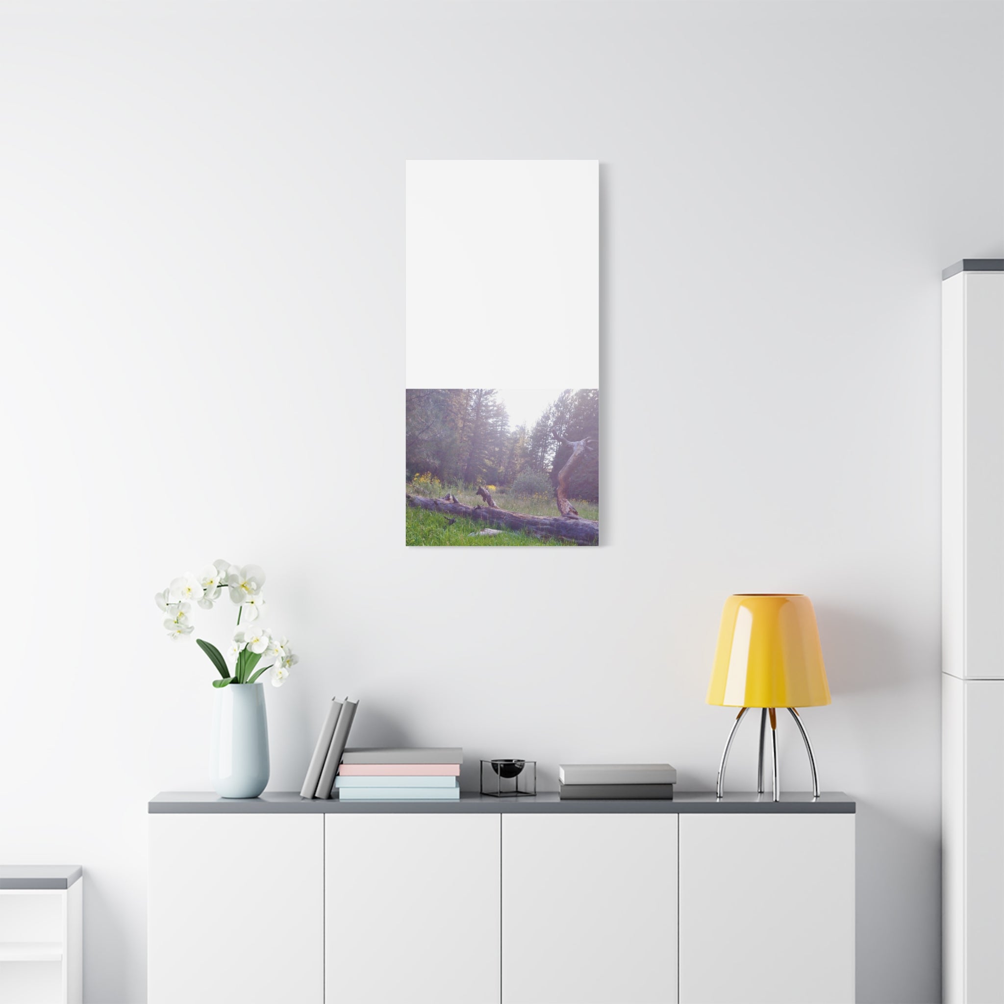 Matte Canvas Wall Art - Serene Nature Scene, Perfect for Home Decor, Gift for Nature Lovers, Office Wall Decoration, Rustic Art Print