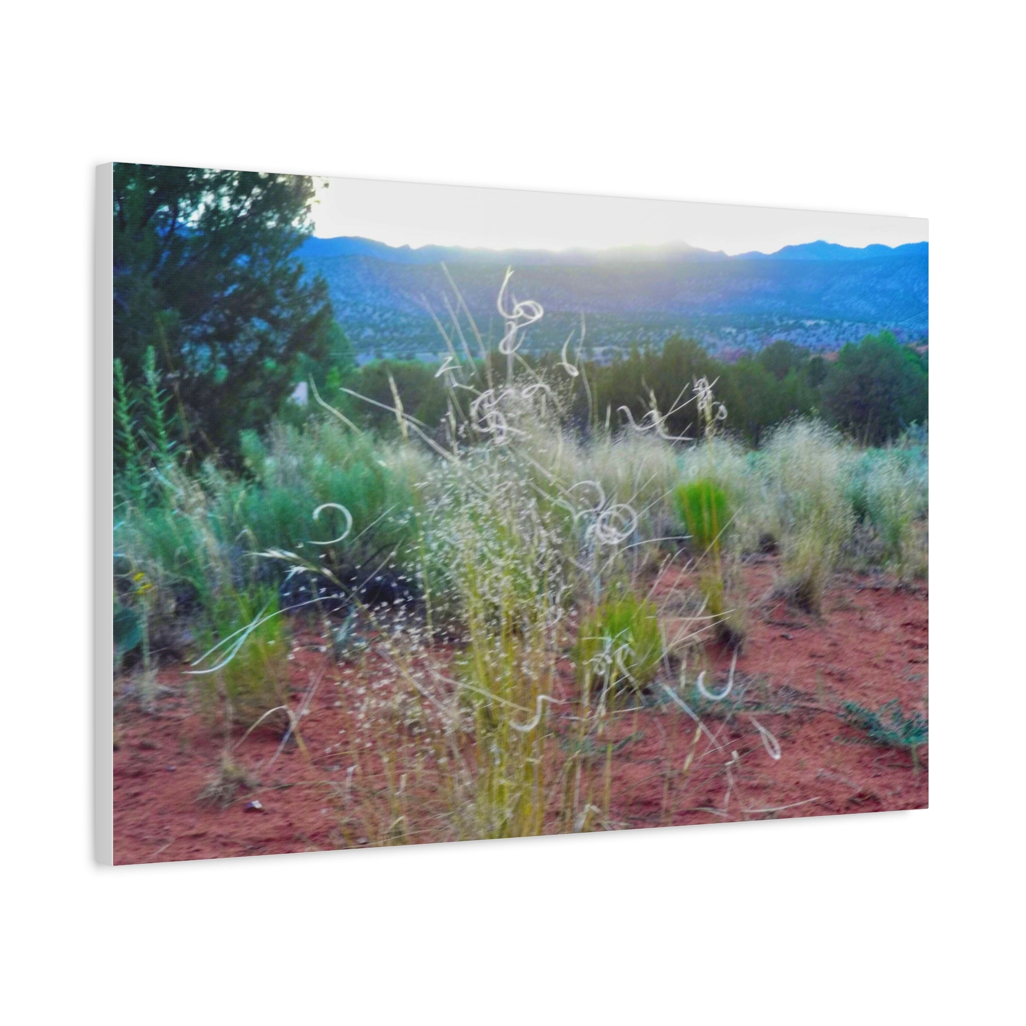 Serene Desert Landscape Canvas Print, Nature Wall Art, Home Decor, Gift for Nature Lovers, Rustic Art for Living Room, Boho Decor