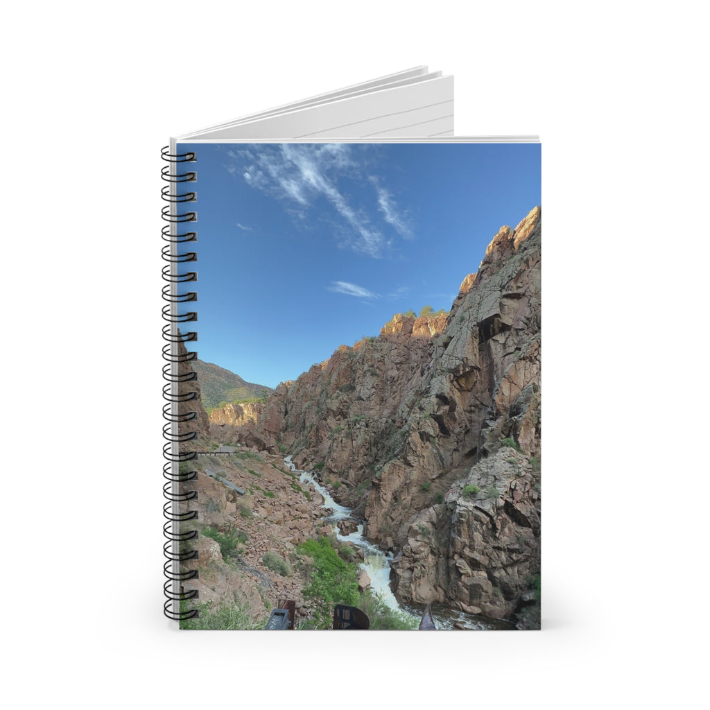 Scenic Spiral Notebook, Nature Lover Journal, Hiking Diary, Gift for Adventurers, Travel Sketchbook, Spiral Bound Notebook