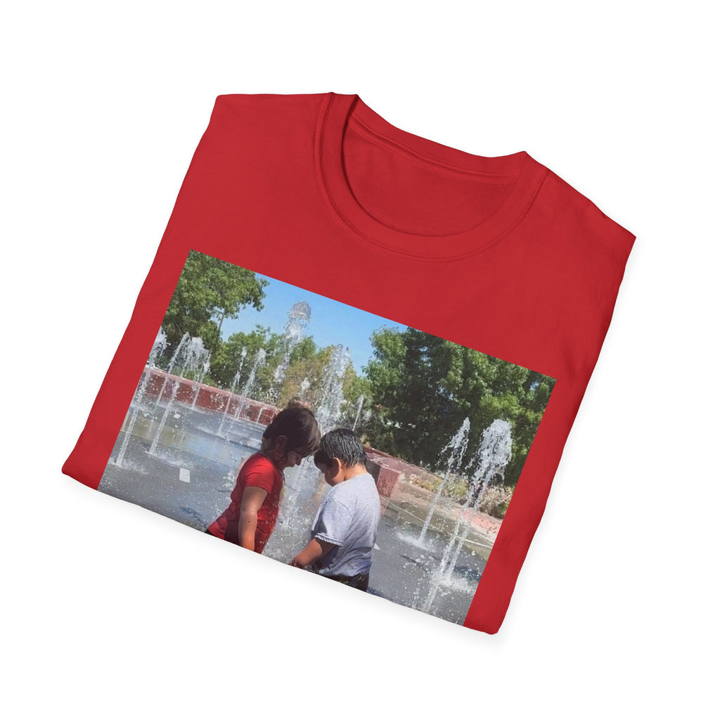 Cherished Moments Unisex Softstyle T-Shirt, Family Reunion Shirt, Personalized Gift, Summer Fun Tee, Kids Photography Tee