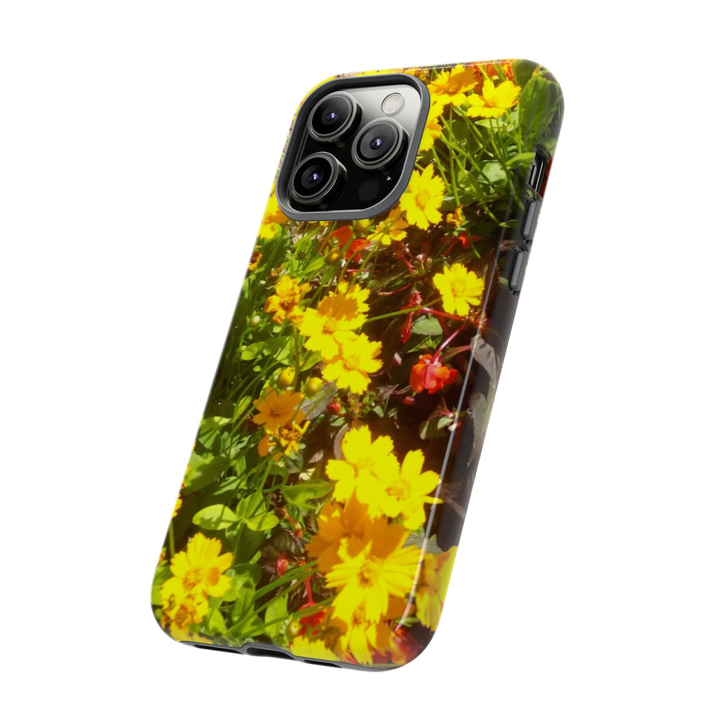 Floral Phone Case - Tough Cases with Vibrant Yellow Flowers, Protective Floral Cover, Spring Decor, Gift Idea for Nature Lovers, [...]