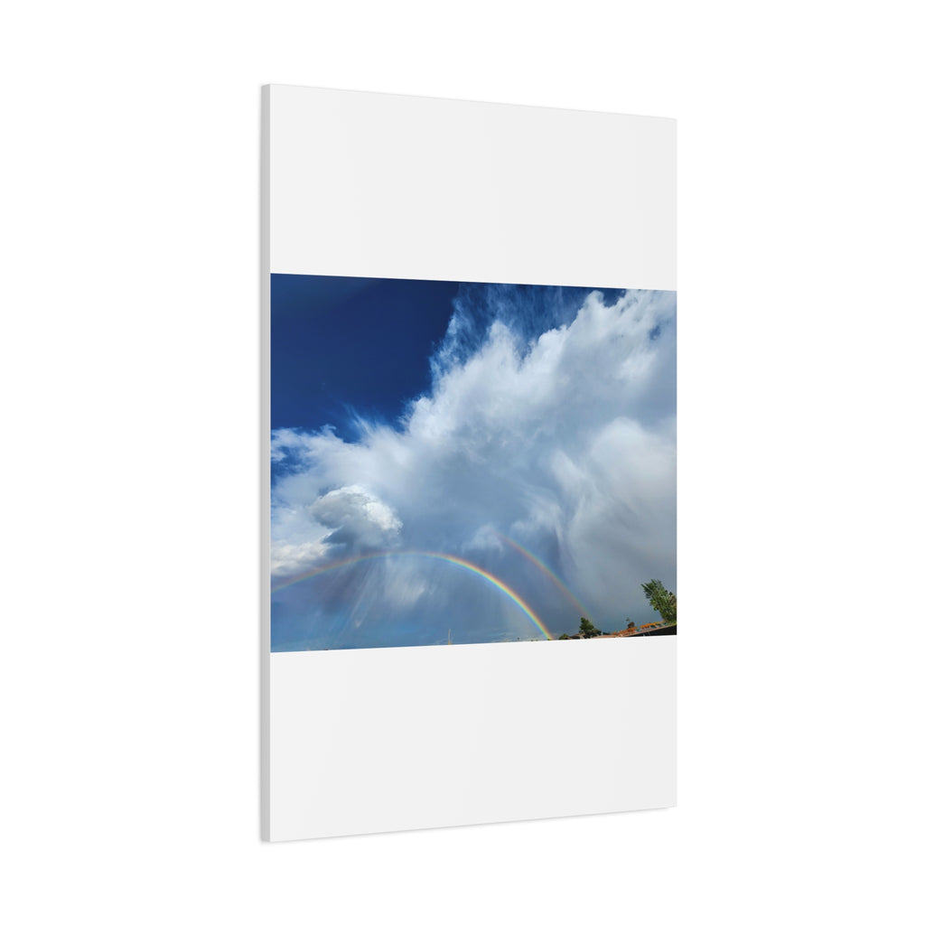 Rainbow Cloud Art Canvas Print, Stretched Wall Decor, Home/Office Art, Gift for Nature Lovers, Gallery Wall Accent