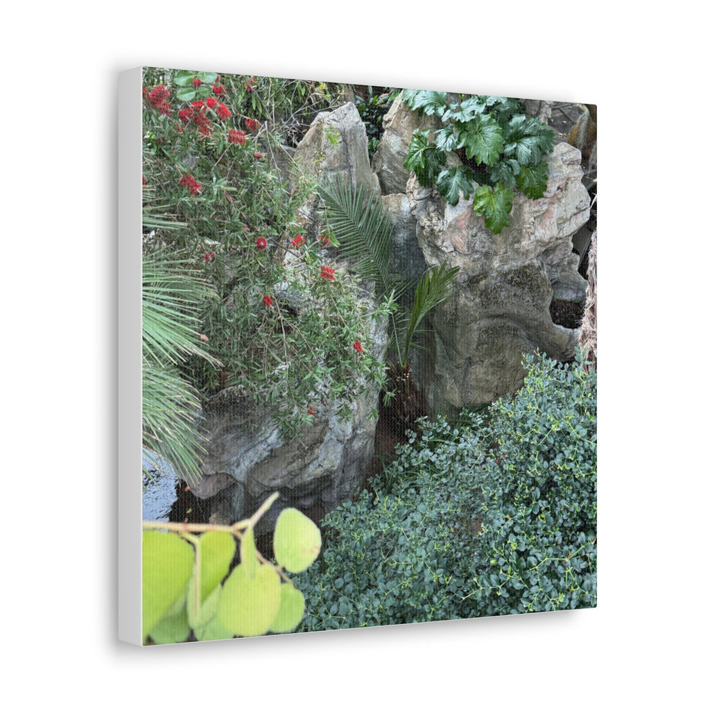 Canvas Wall Art, Tropical Garden Print, Home Decor, Botanical Artwork, Nature Lover Gift, Modern Interior Design