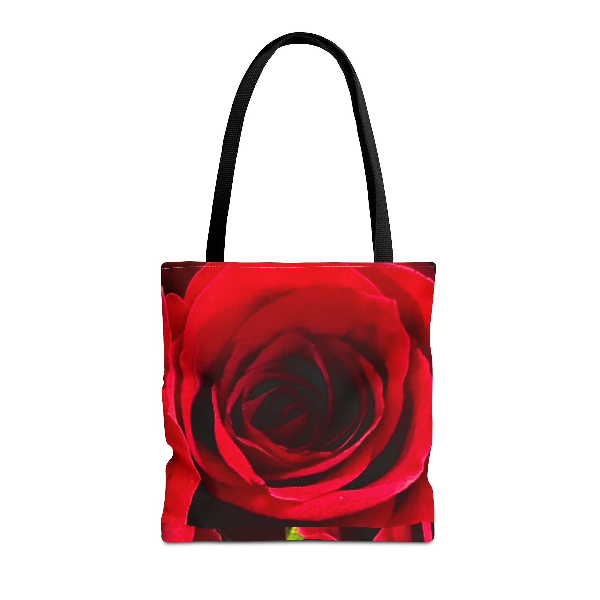 Romantic Floral Tote Bag, Stylish Grocery Bag, Perfect Gift for Mothers Day, Beach Tote, Everyday Use, AOP Red Rose Design