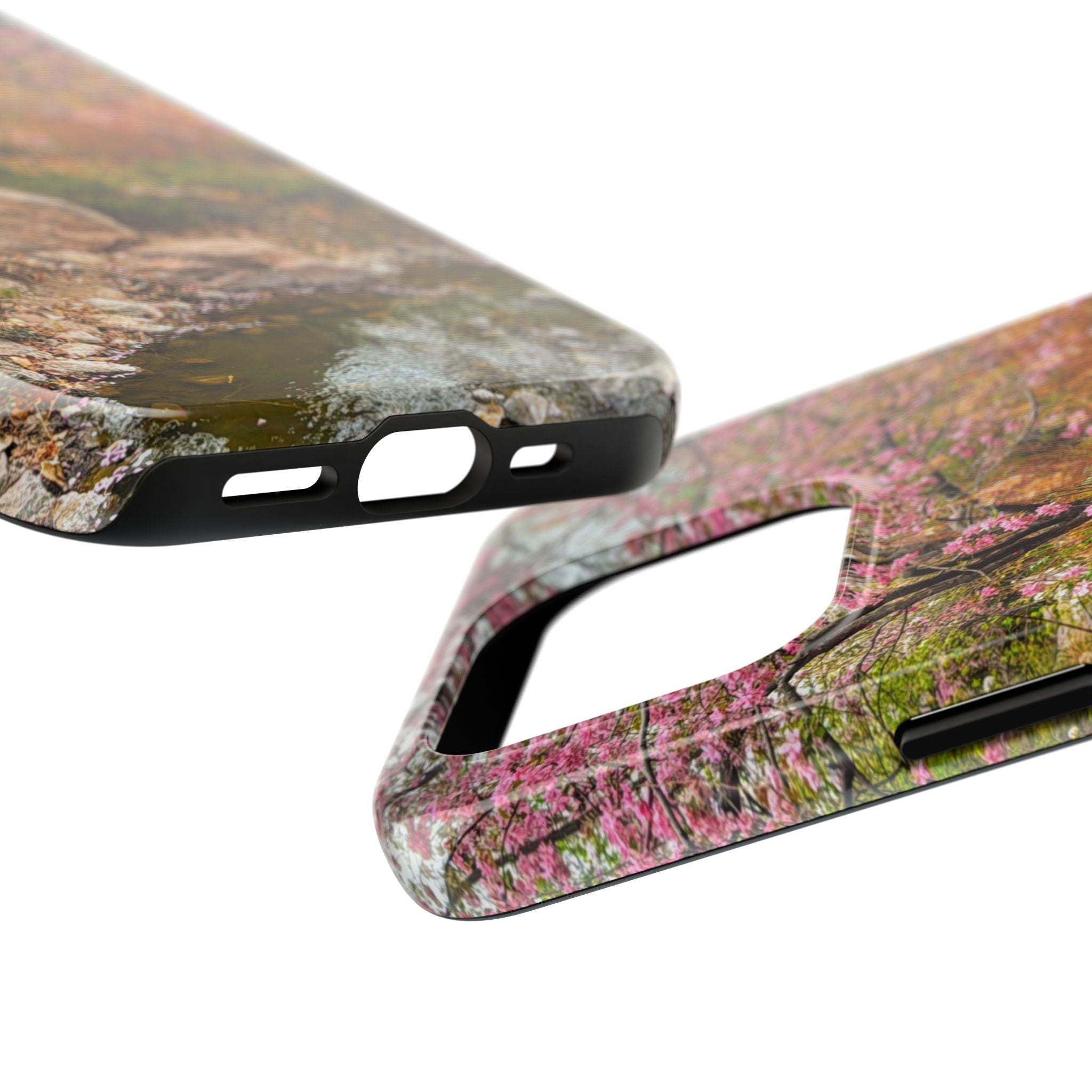 Cherry Blossom Tough Phone Cases - Nature Lover Gift, Floral Phone Accessories, Spring Decor, Custom Cases, Outdoor Adventure