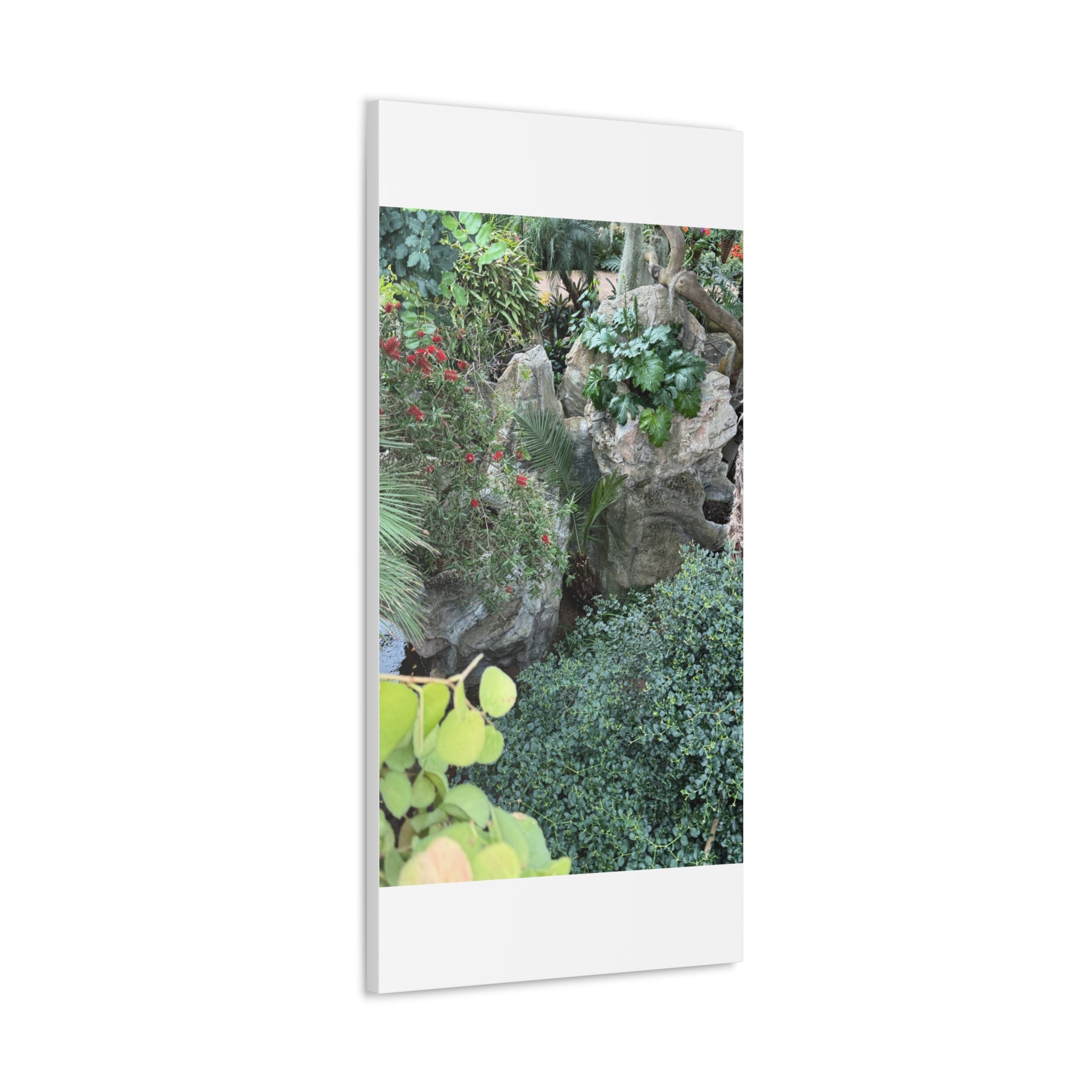 Canvas Wall Art, Tropical Garden Print, Home Decor, Botanical Artwork, Nature Lover Gift, Modern Interior Design