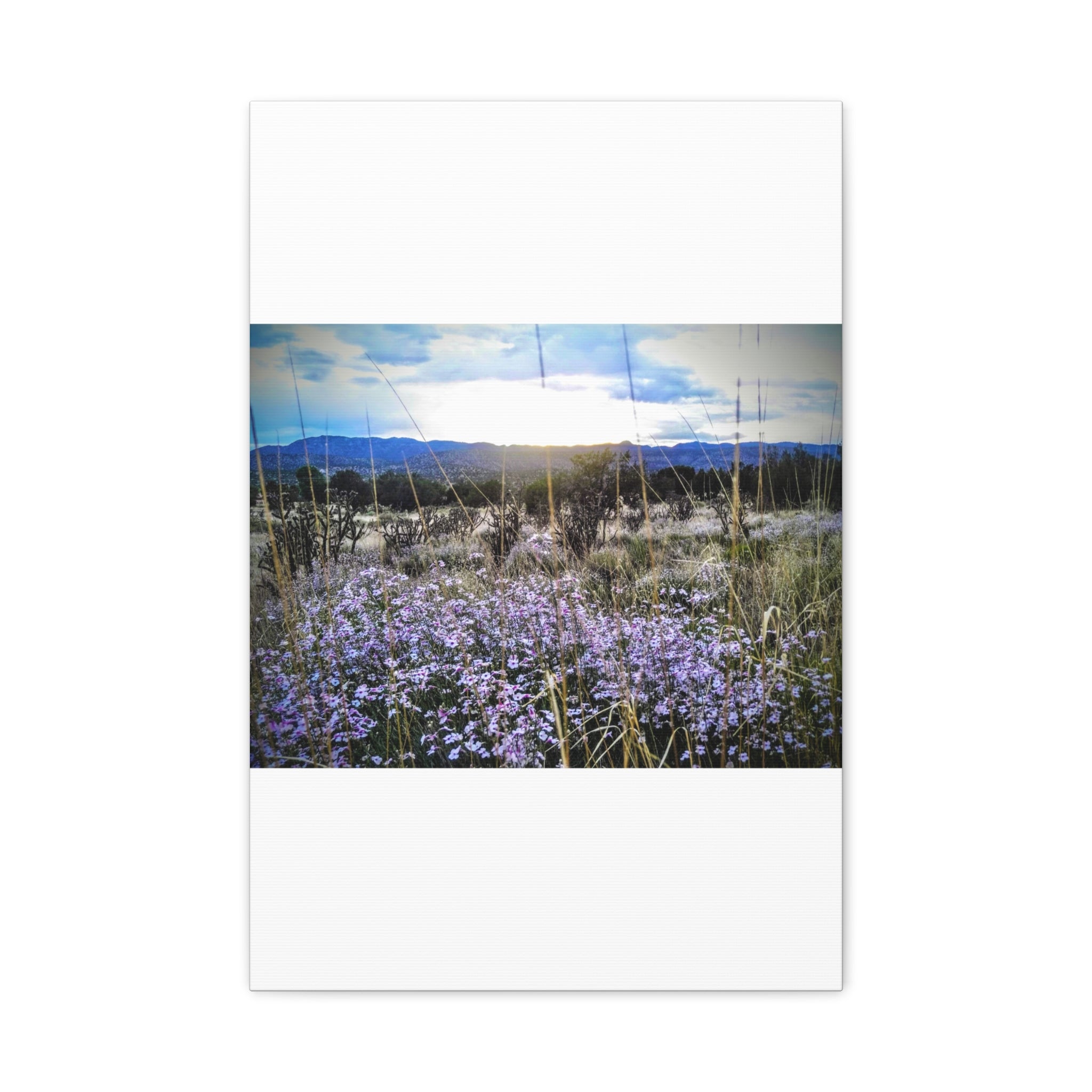 Framed Botanical Wall Art, Floral Canvas Print, Nature Decor, Home Interior Art, Gift for Garden Lovers, Beautiful Flower Landscape