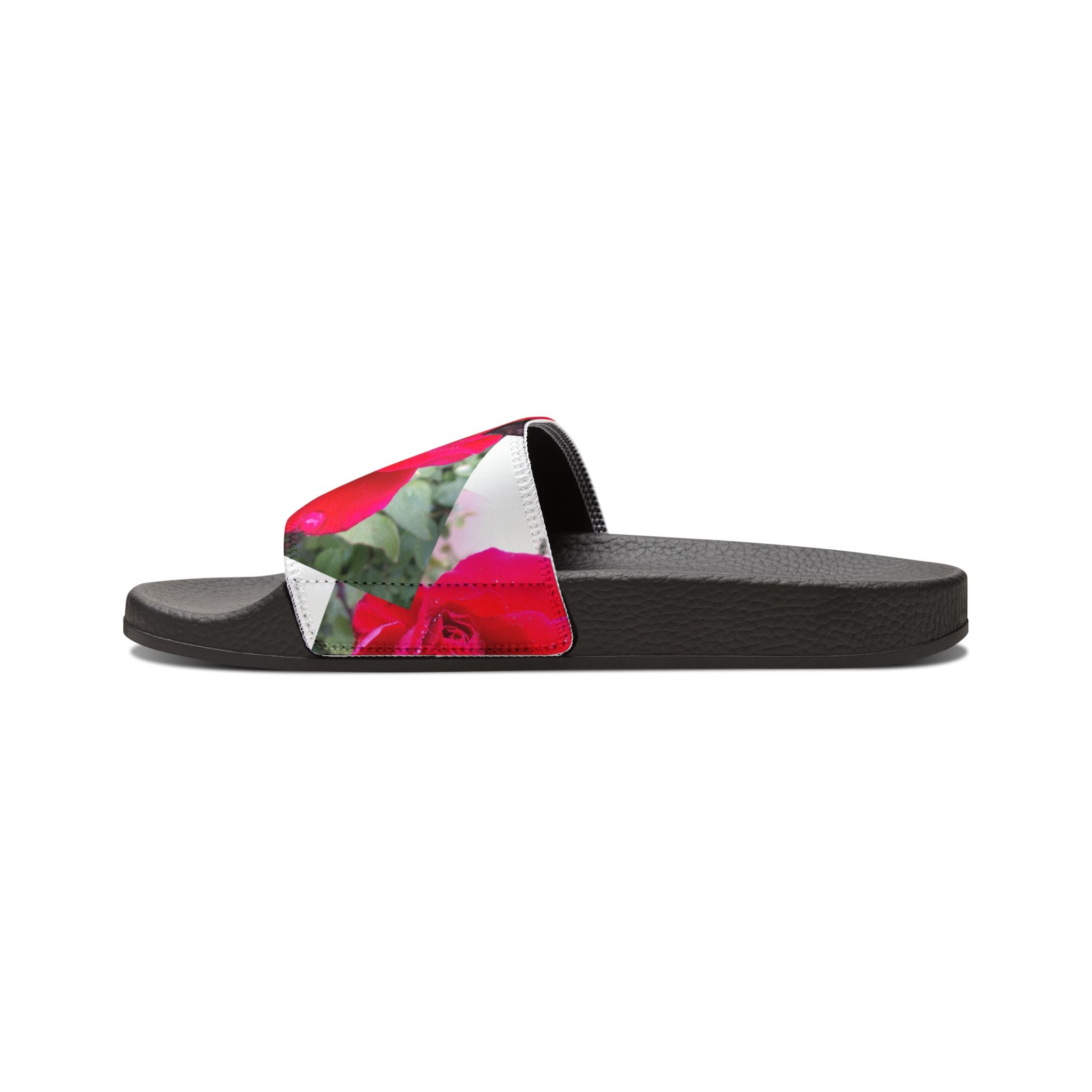 Floral Women's Slide Sandals | Summer Footwear, Vacation Style, Casual Slip-ons, Gift for Her, Outdoor Comfort