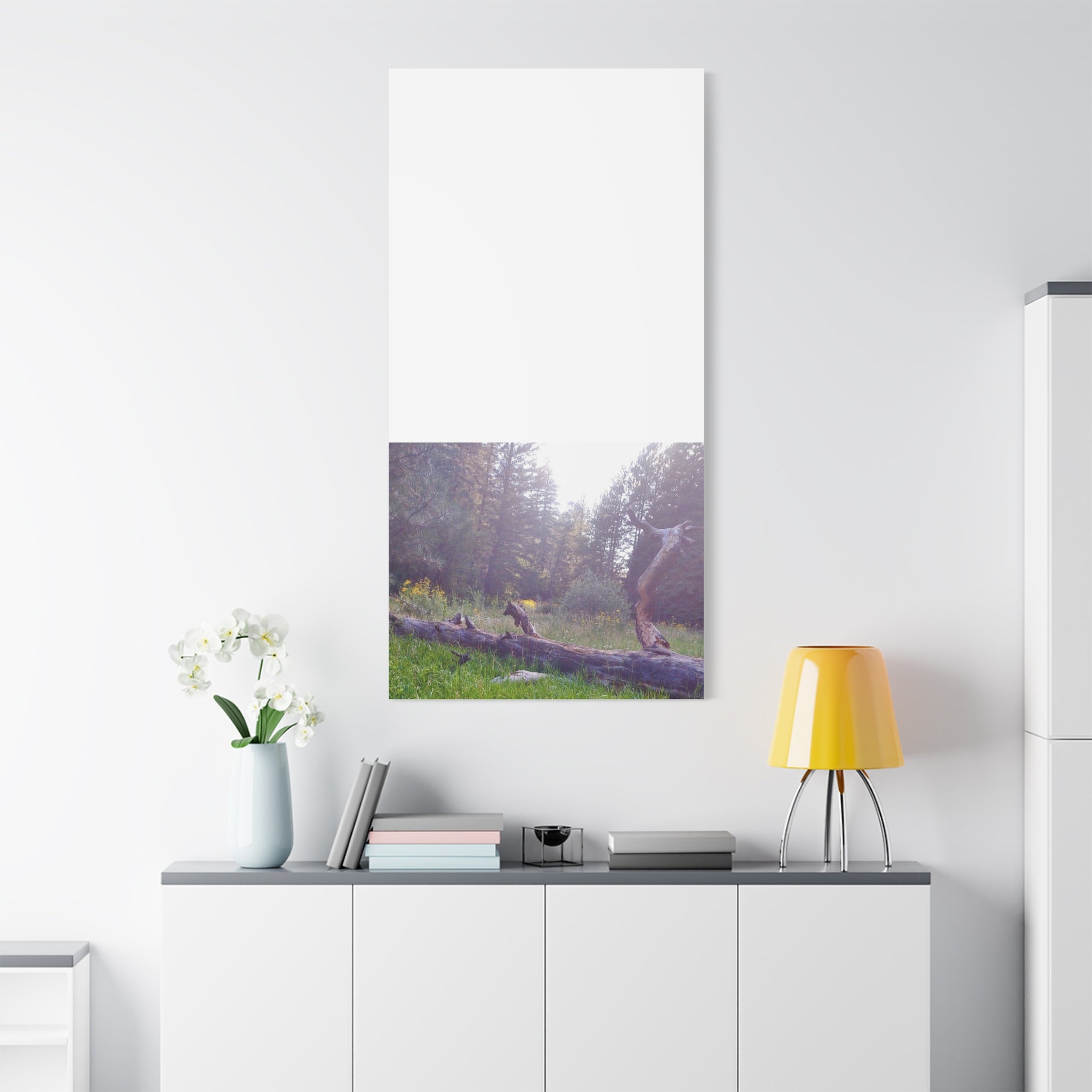 Matte Canvas Wall Art - Serene Nature Scene, Perfect for Home Decor, Gift for Nature Lovers, Office Wall Decoration, Rustic Art Print