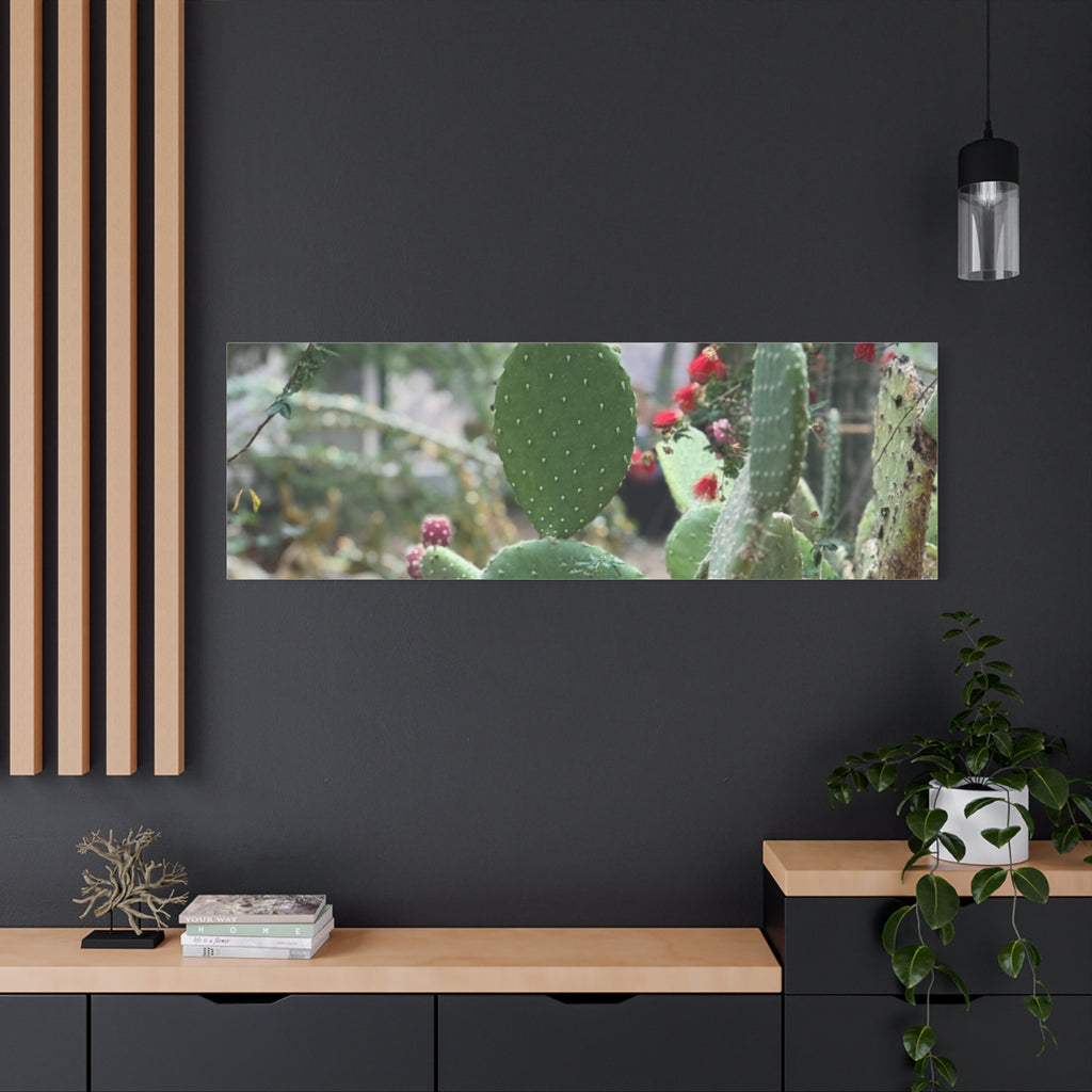 Cactus Matte Canvas Wall Art, Nature Decor, Southwestern Room Design, Green Plant Prints, Home and Office Wall Decor