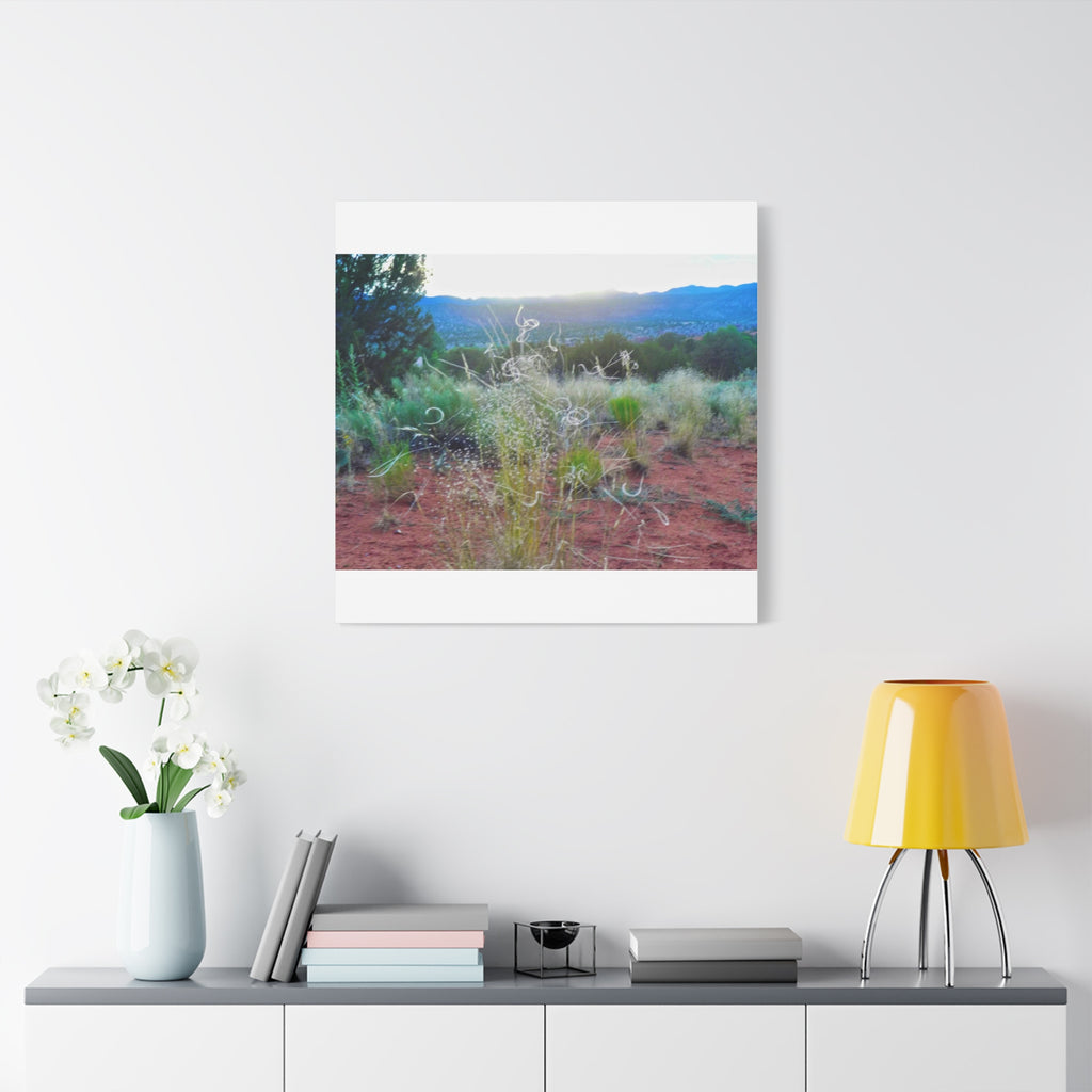 Serene Desert Landscape Canvas Print, Nature Wall Art, Home Decor, Gift for Nature Lovers, Rustic Art for Living Room, Boho Decor