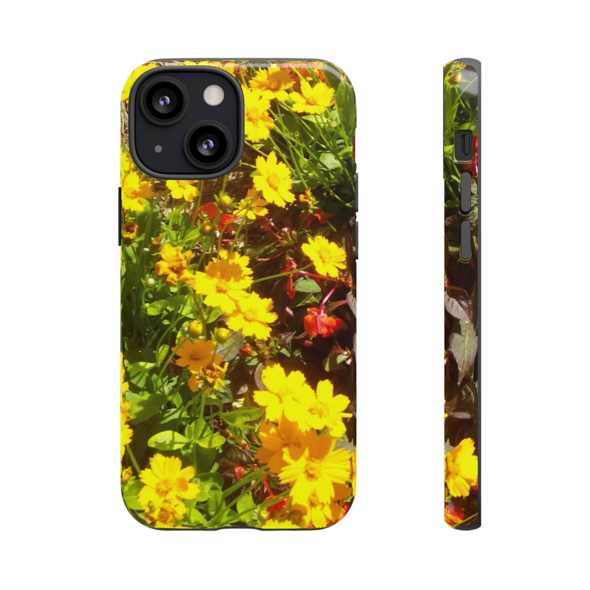 Floral Phone Case - Tough Cases with Vibrant Yellow Flowers, Protective Floral Cover, Spring Decor, Gift Idea for Nature Lovers, [...]