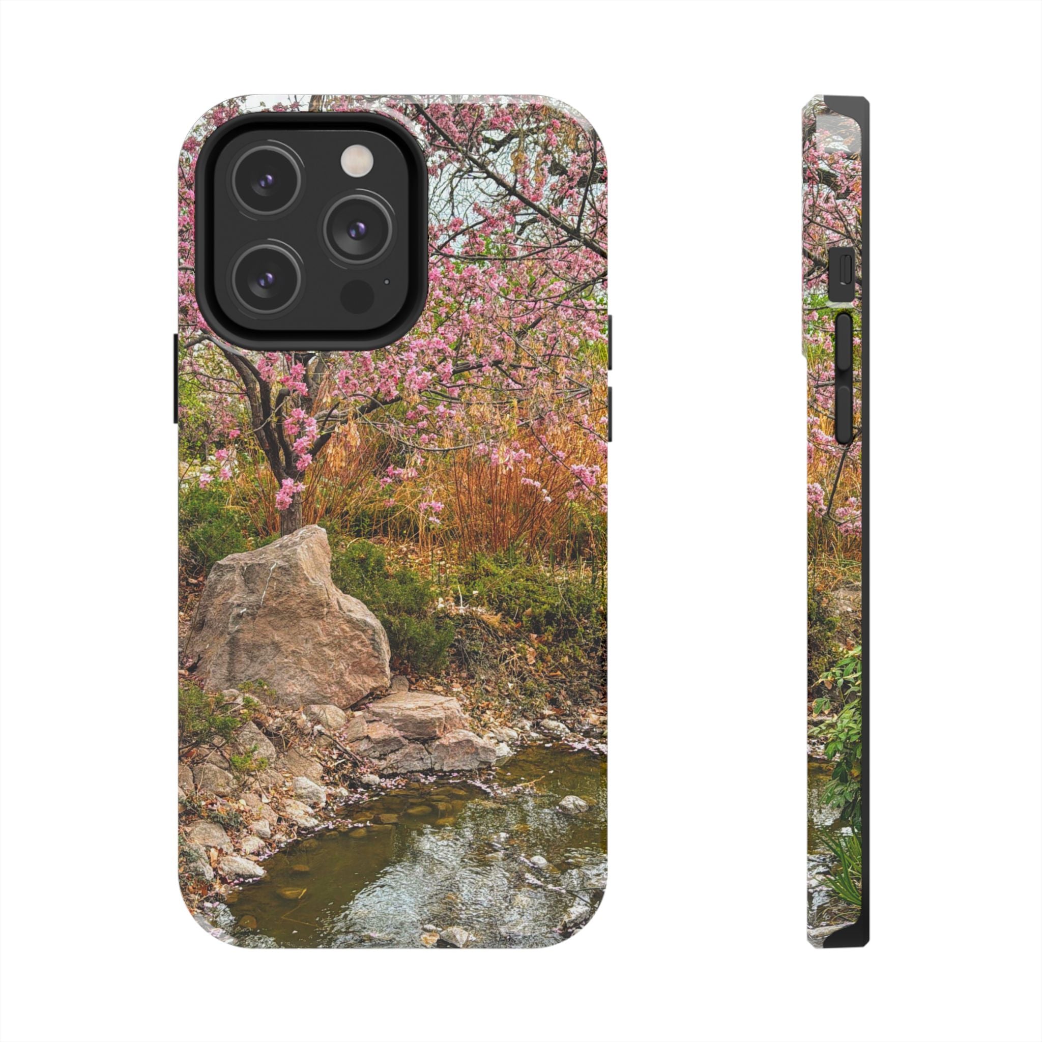 Cherry Blossom Tough Phone Cases - Nature Lover Gift, Floral Phone Accessories, Spring Decor, Custom Cases, Outdoor Adventure
