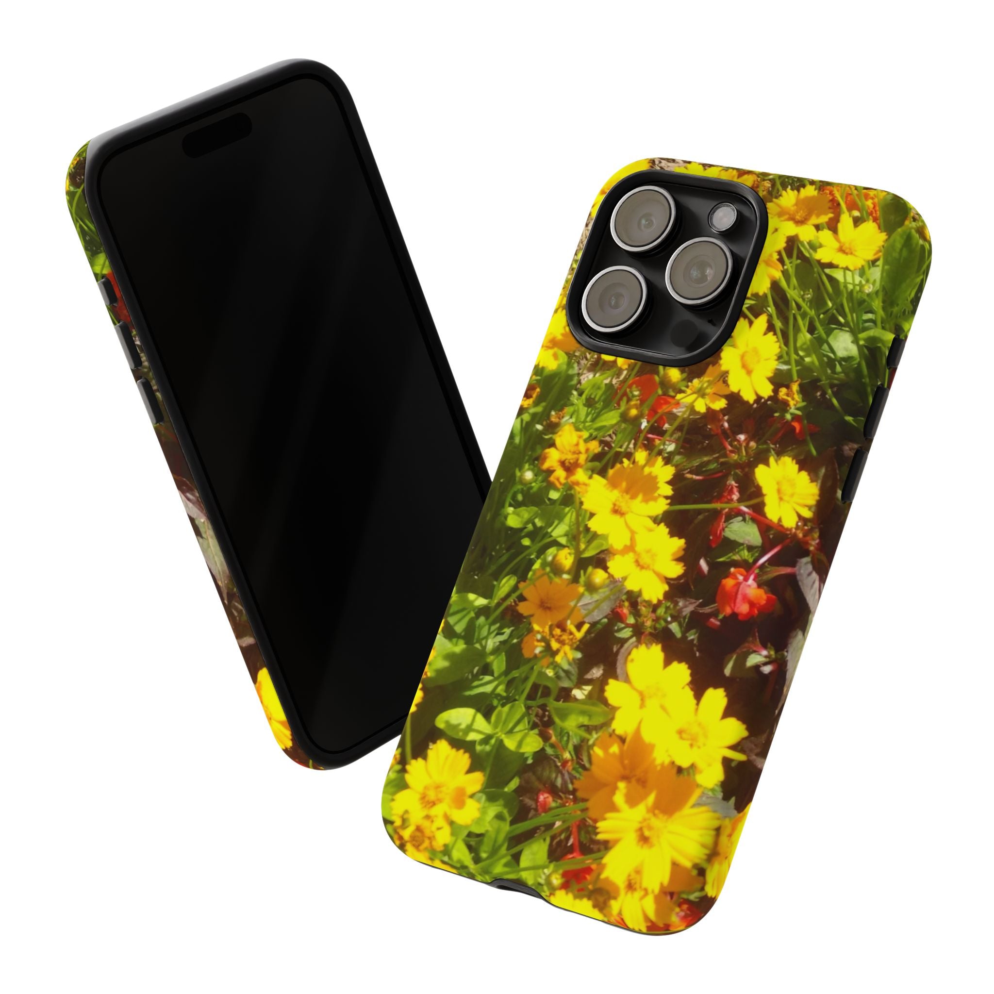 Floral Phone Case - Tough Cases with Vibrant Yellow Flowers, Protective Floral Cover, Spring Decor, Gift Idea for Nature Lovers, [...]