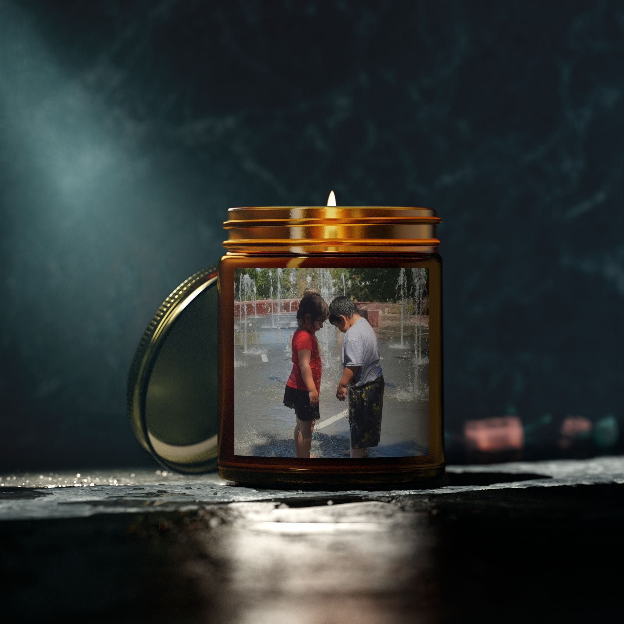 Coconut Apricot Scented Candle - Relaxing Home Decor, Gift for Her, Aromatherapy Candle, Personalized Souvenir, Eco-Friendly Candle