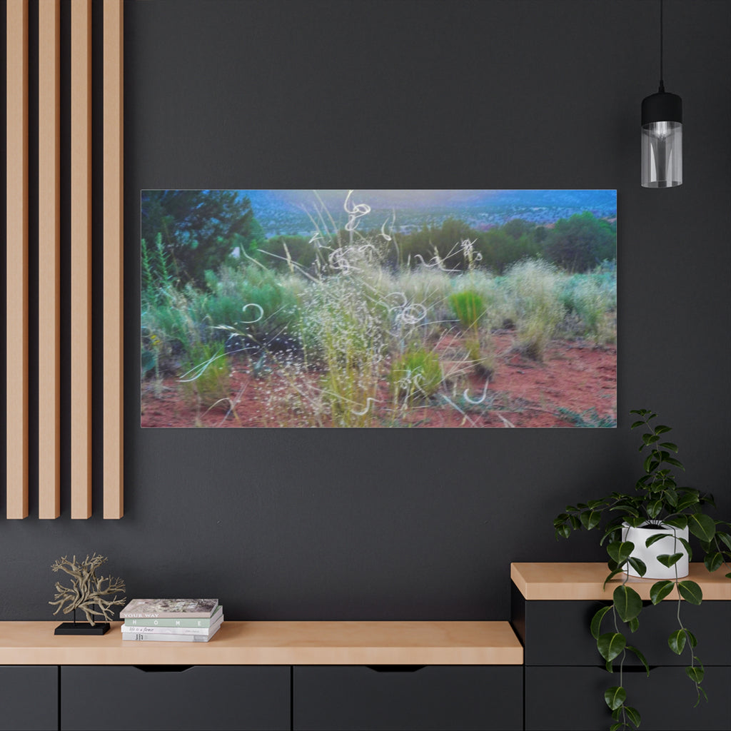 Serene Desert Landscape Canvas Print, Nature Wall Art, Home Decor, Gift for Nature Lovers, Rustic Art for Living Room, Boho Decor