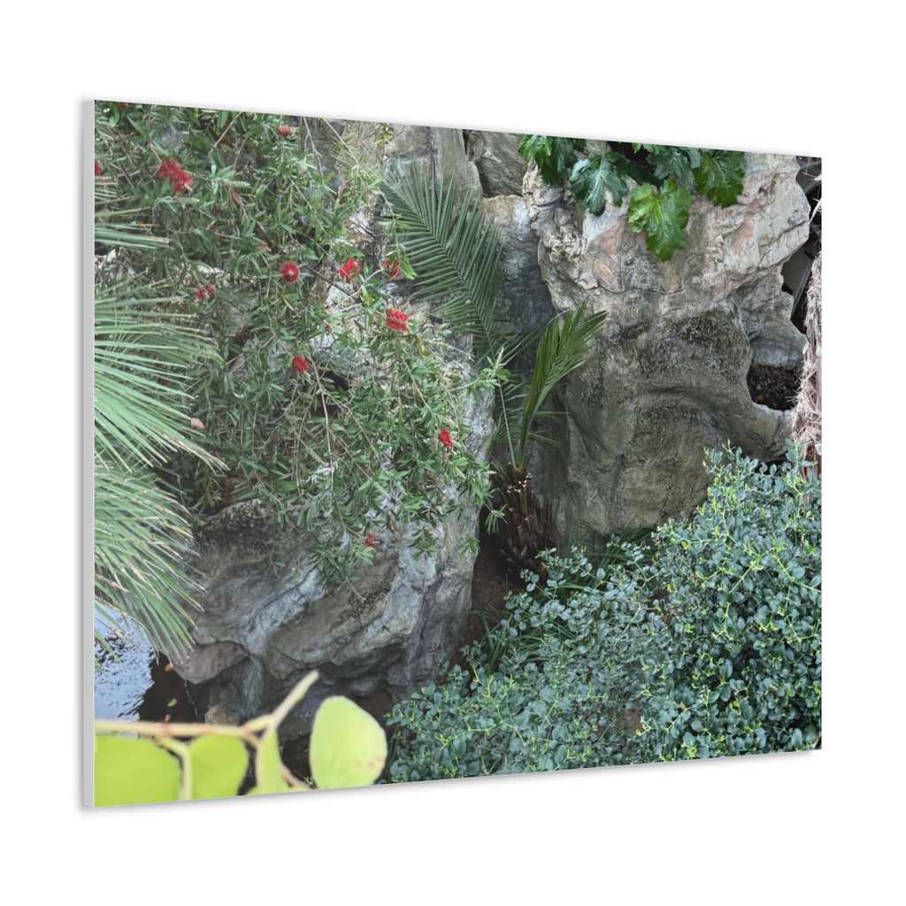 Canvas Wall Art, Tropical Garden Print, Home Decor, Botanical Artwork, Nature Lover Gift, Modern Interior Design