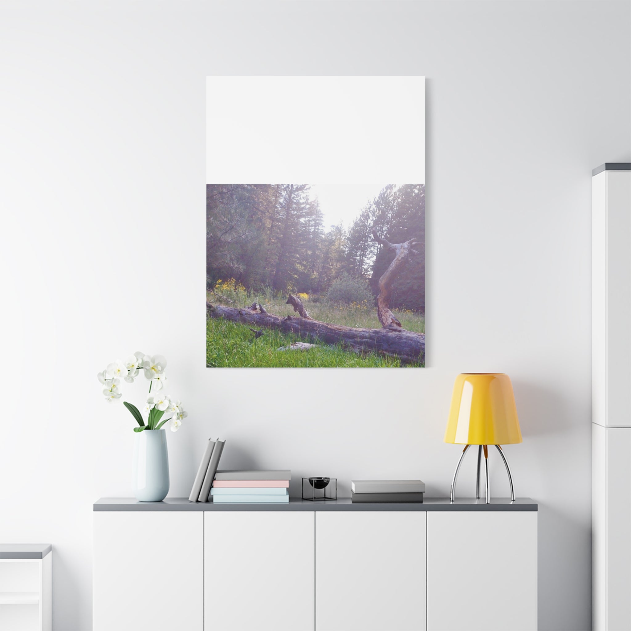 Matte Canvas Wall Art - Serene Nature Scene, Perfect for Home Decor, Gift for Nature Lovers, Office Wall Decoration, Rustic Art Print