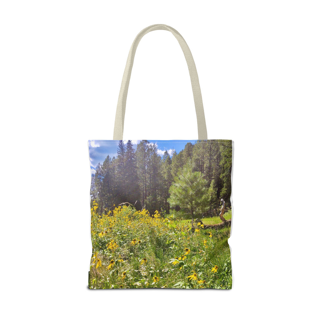 Nature-Inspired Tote Bag, Eco-Friendly Shopping Bag, Flower Print Purse, Gift for Nature Lovers, Summer Picnic Carrier