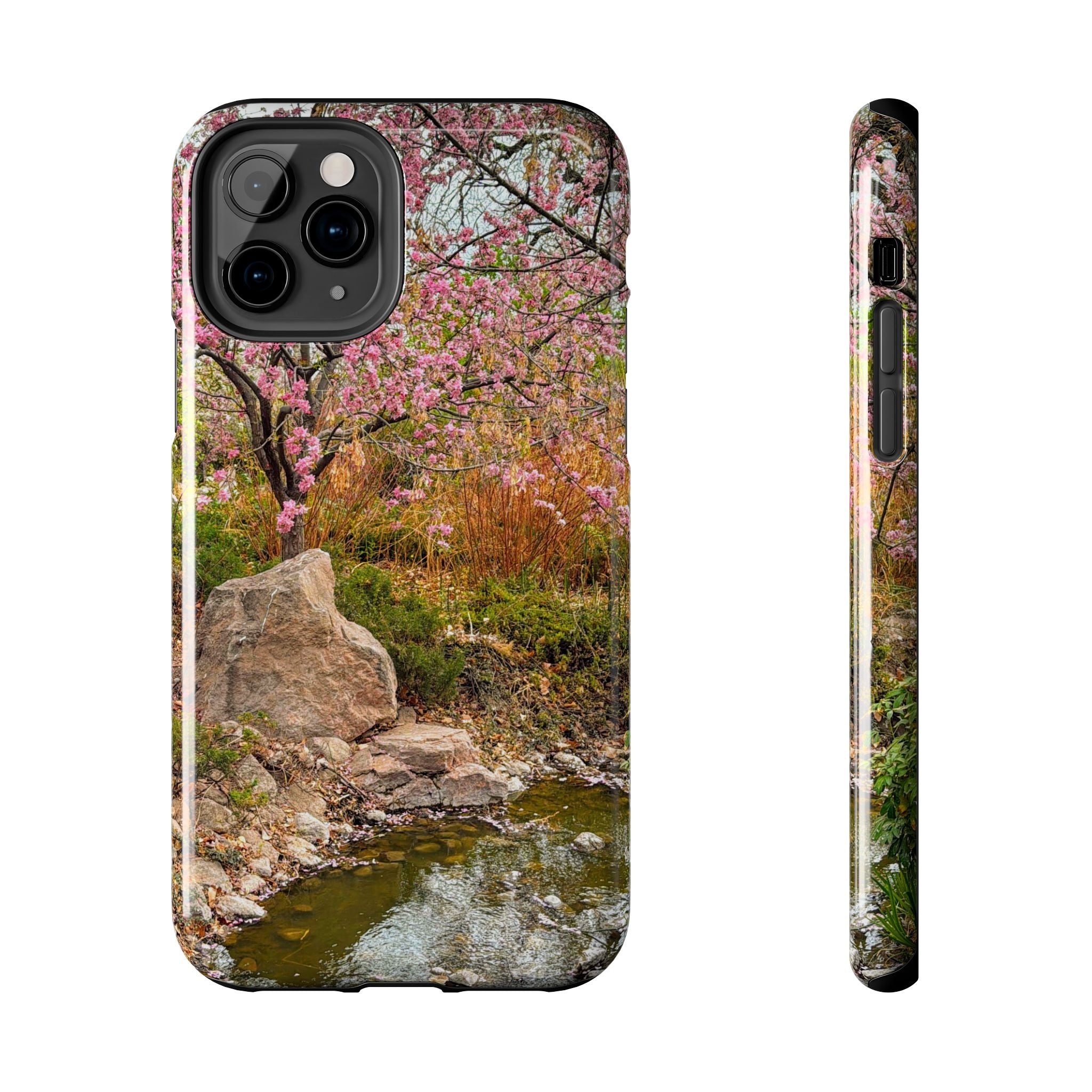 Cherry Blossom Tough Phone Cases - Nature Lover Gift, Floral Phone Accessories, Spring Decor, Custom Cases, Outdoor Adventure