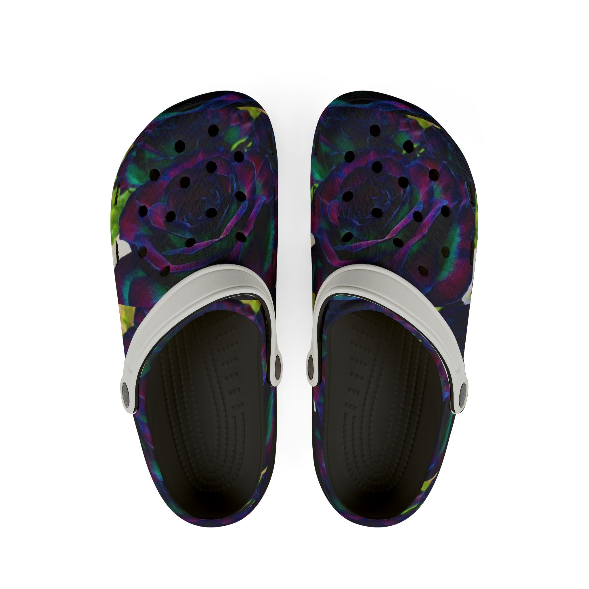 Colorful Floral EVA Foam Rubber Shoes for Comfort & Style, Trendy Garden Clogs, Perfect for Summer, Casual Outdoors, Gift for Flower Lovers