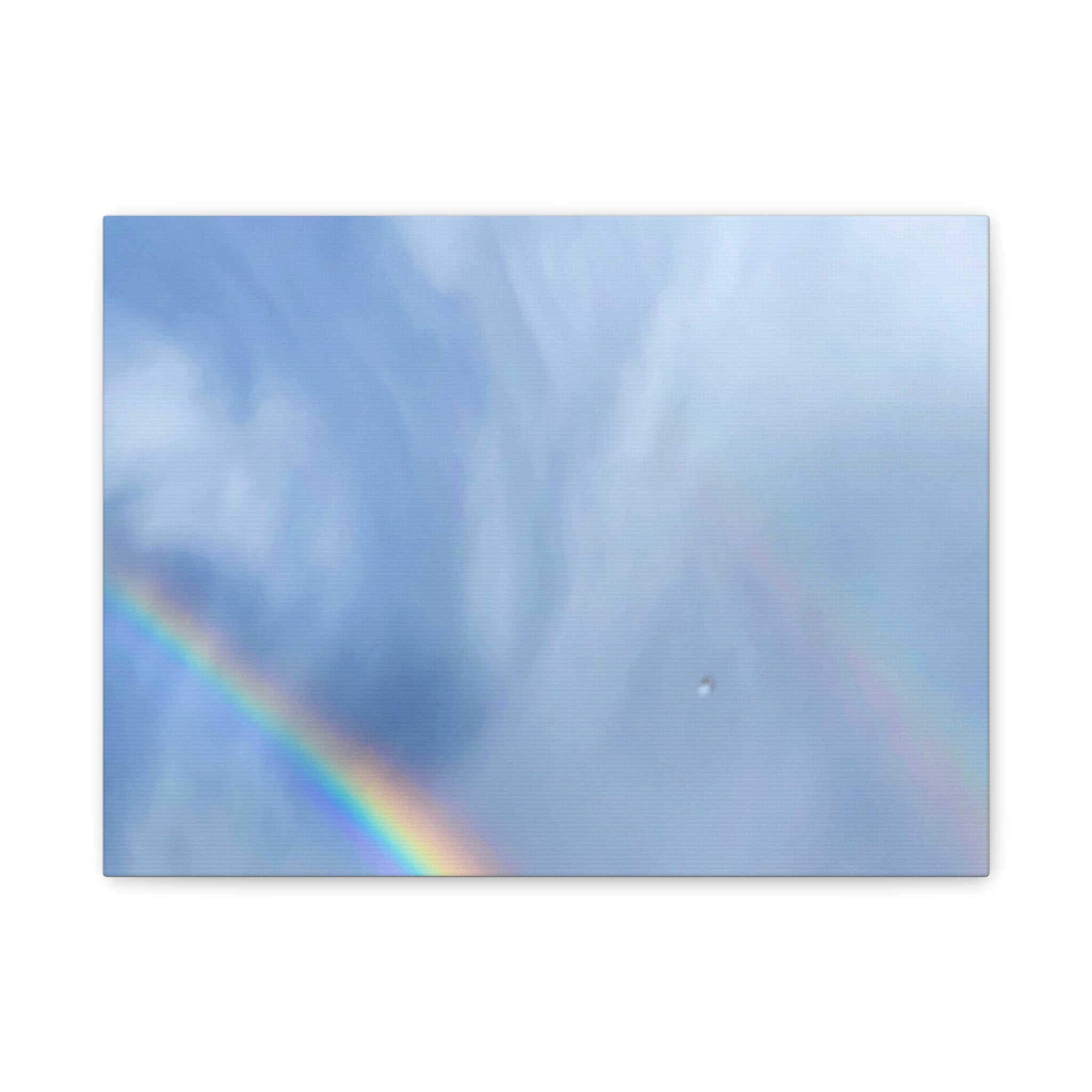 Rainbow Canvas Print, Colorful Wall Art, Home Decor, Nature Inspired Art, Gift for Her, Living Room Decoration