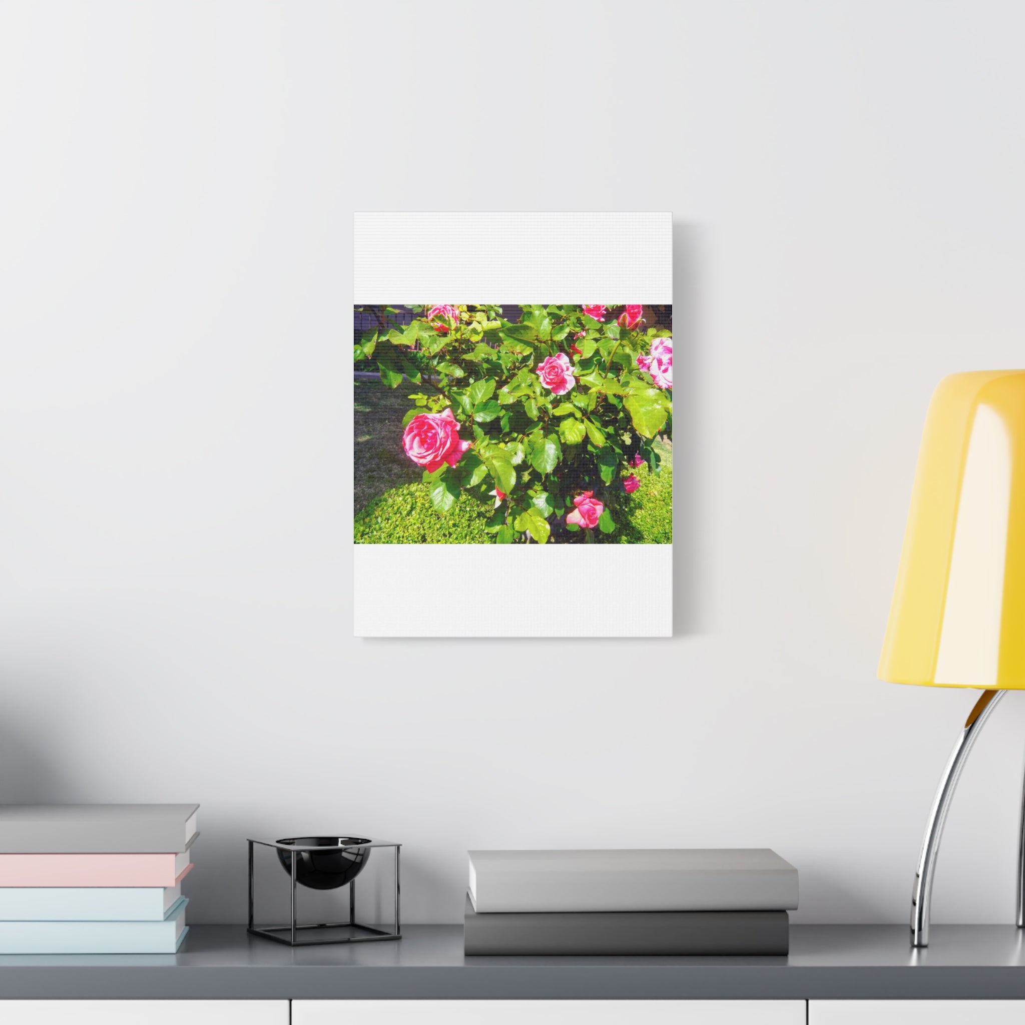 Floral Canvas Wall Art, Pink Rose Decor, Home Gallery Piece, Flower Photography, Garden Wall Decor, Floral Print