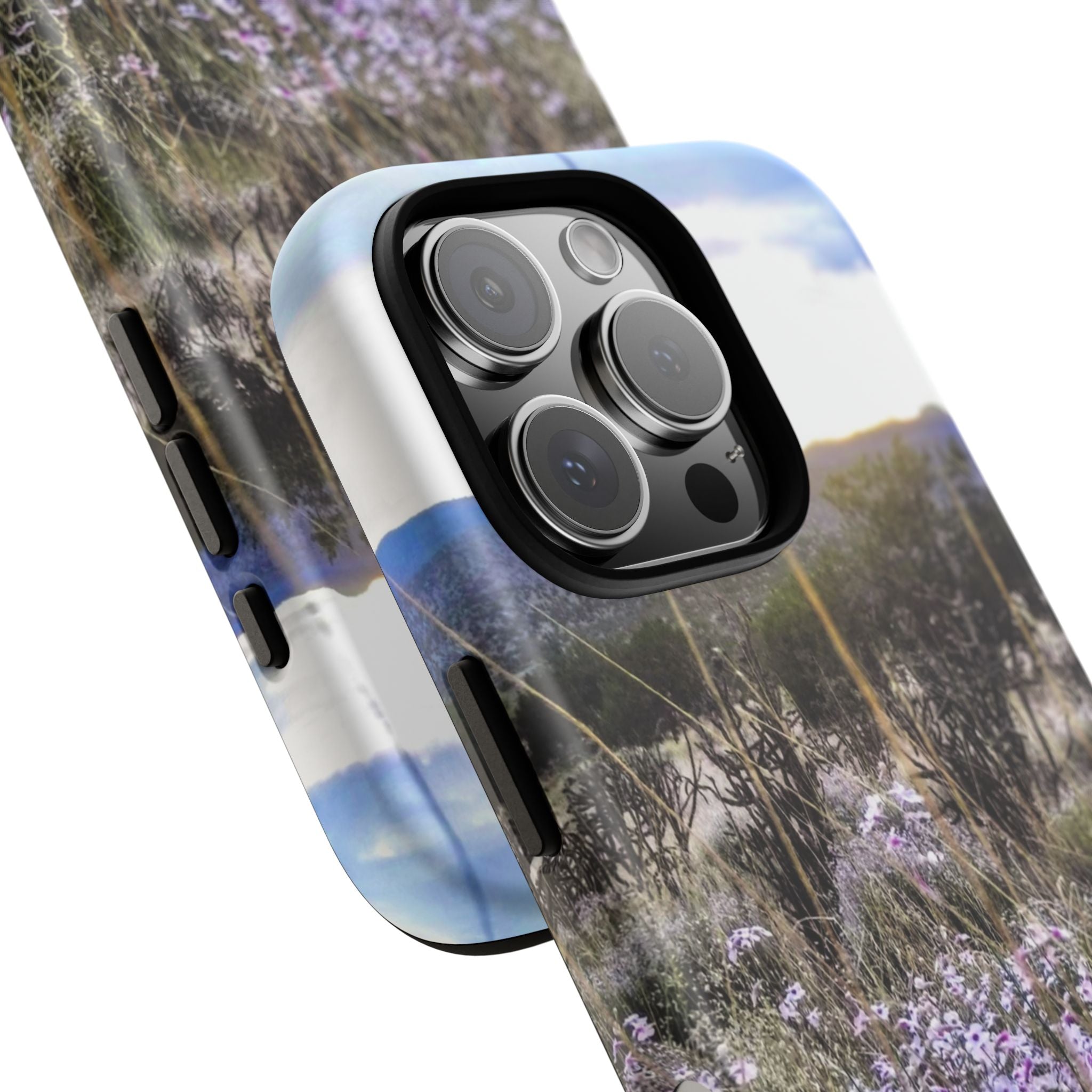 Floral Phone Case, Tough Phone Cover for Outdoor Lovers, Nature-Inspired Accessories, Gift for Photography Enthusiasts, Protective [...]