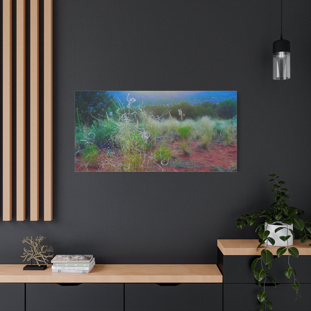 Stretched Canvas Art Print, Nature Wall Decor, Boho Home Decor, Rustic Landscape Art, Gift for Nature Lovers