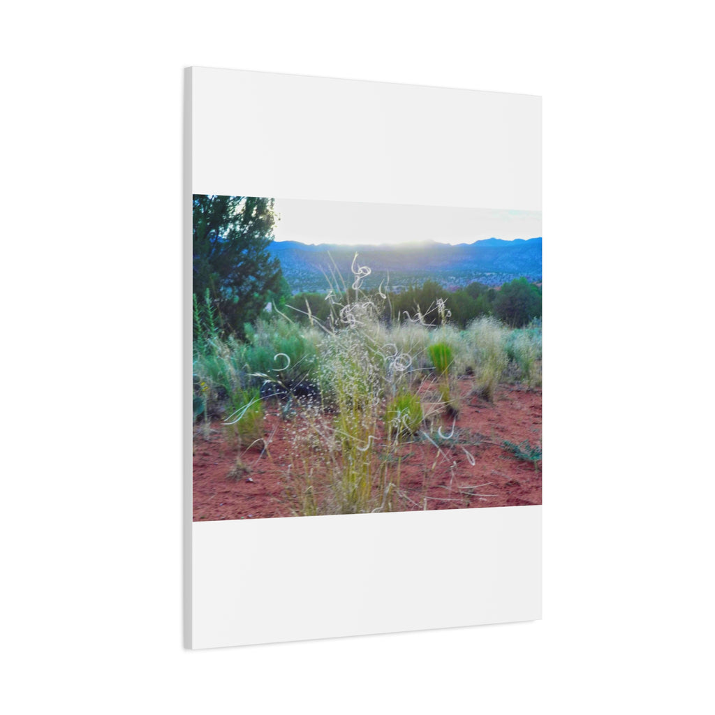 Serene Desert Landscape Canvas Print, Nature Wall Art, Home Decor, Gift for Nature Lovers, Rustic Art for Living Room, Boho Decor