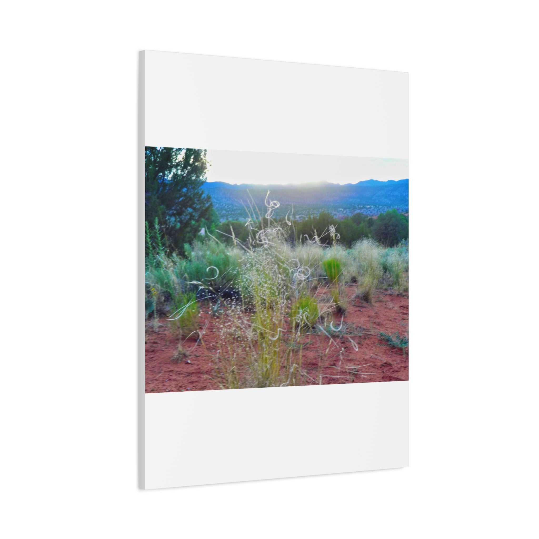 Serene Desert Landscape Canvas Print, Nature Wall Art, Home Decor, Gift for Nature Lovers, Rustic Art for Living Room, Boho Decor