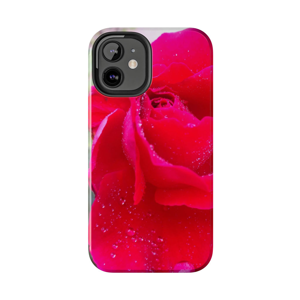 Flower Print Tough Phone Cases, Floral iPhone Case, Durable Mobile Covers, Unique Gift for Her, Birthday Present, Rose Design
