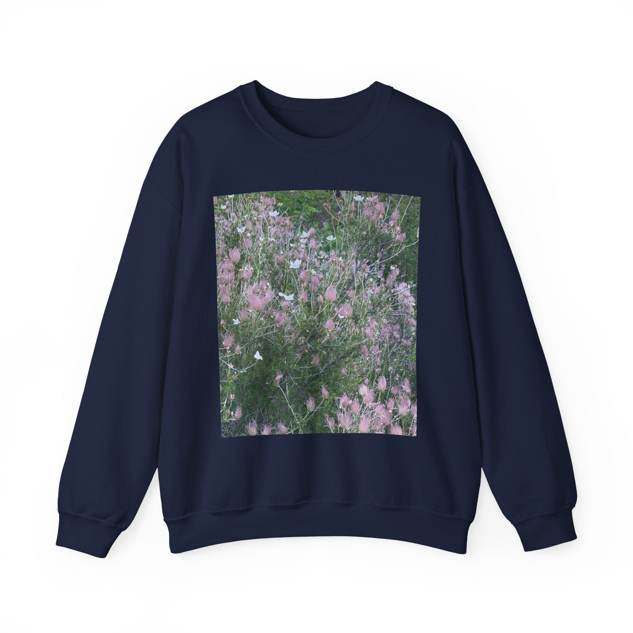 Floral Graphic Crewneck Sweatshirt | Cozy Unisex Apparel, Casual Wear, Plant Lover Gift, Spring Fashion, Everyday Comfort