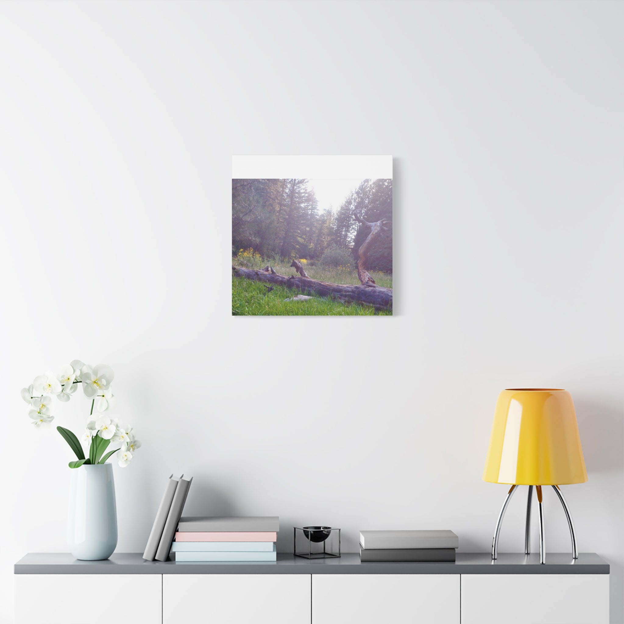 Matte Canvas Wall Art - Serene Nature Scene, Perfect for Home Decor, Gift for Nature Lovers, Office Wall Decoration, Rustic Art Print