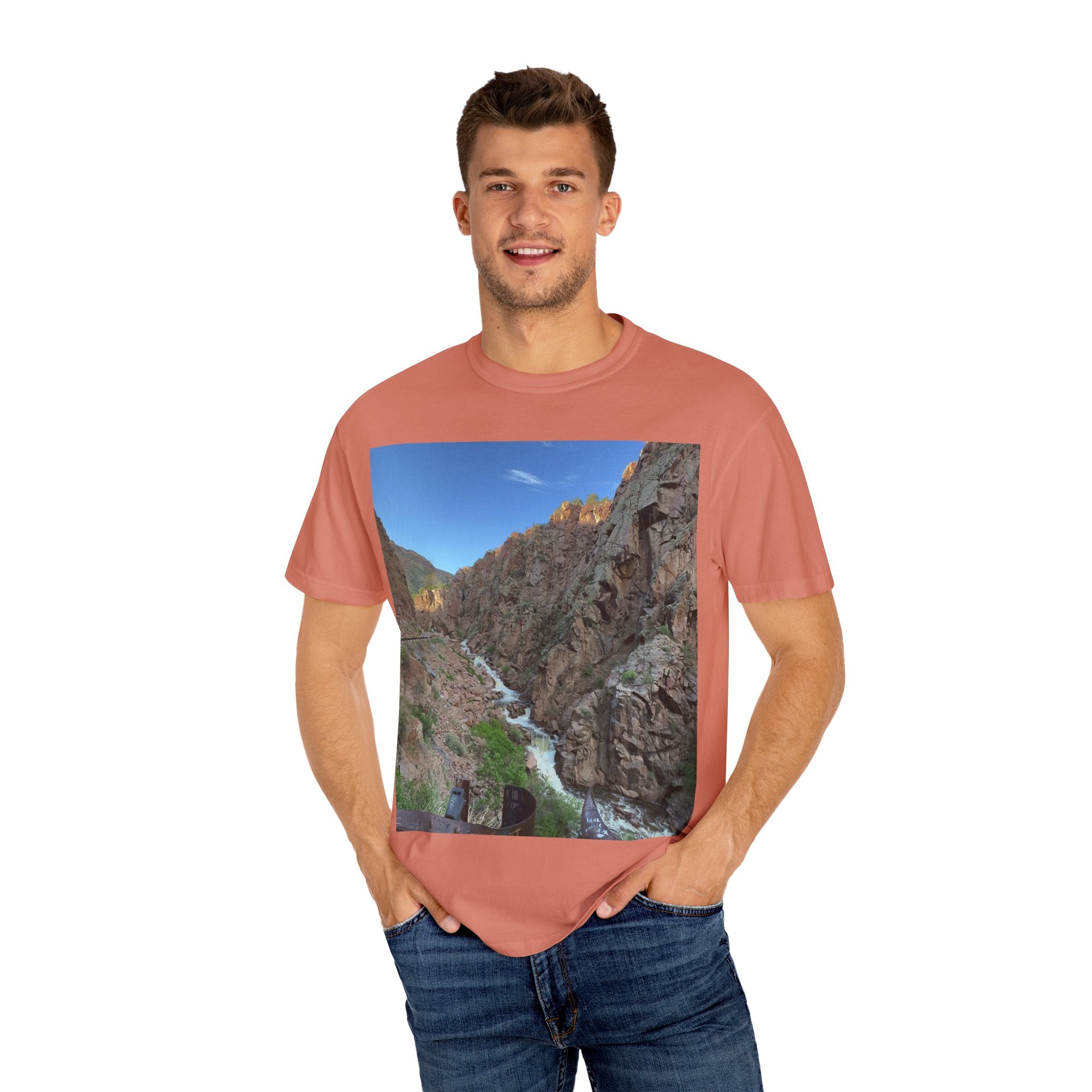 Nature Scene Unisex T-Shirt, Eco-Friendly Tee, Outdoorsy Apparel, Hiking Gift, Casual Wear, Adventure Clothing