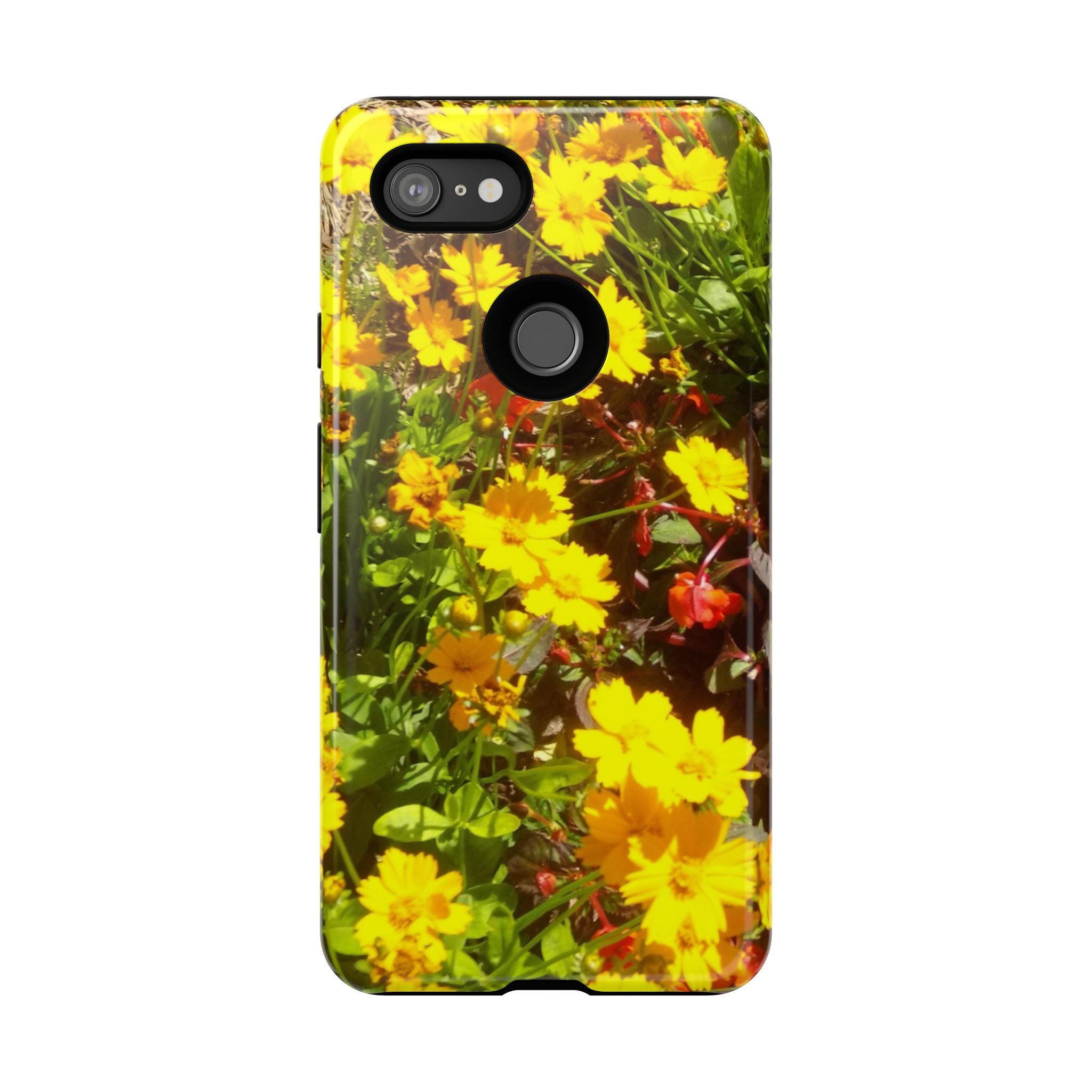 Floral Phone Case - Tough Cases with Vibrant Yellow Flowers, Protective Floral Cover, Spring Decor, Gift Idea for Nature Lovers, [...]