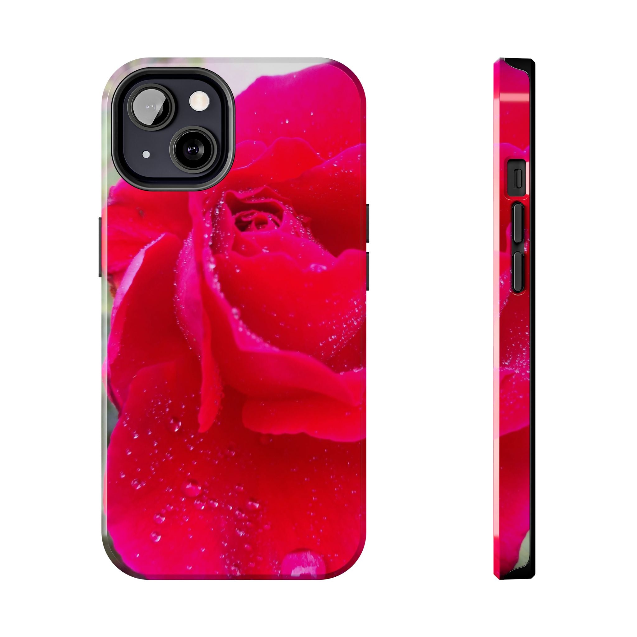 Flower Print Tough Phone Cases, Floral iPhone Case, Durable Mobile Covers, Unique Gift for Her, Birthday Present, Rose Design